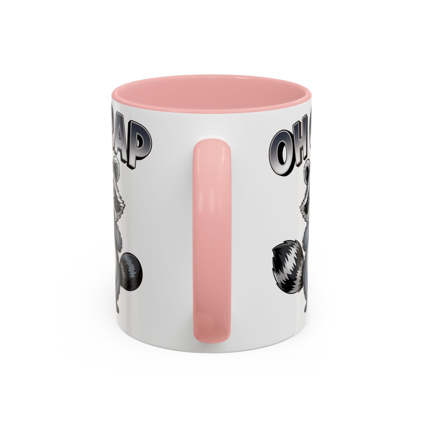 Oh Crap Raccoon Mug – Funny Cute Trash Panda Coffee Mug Gift  (11/15oz) - 14863