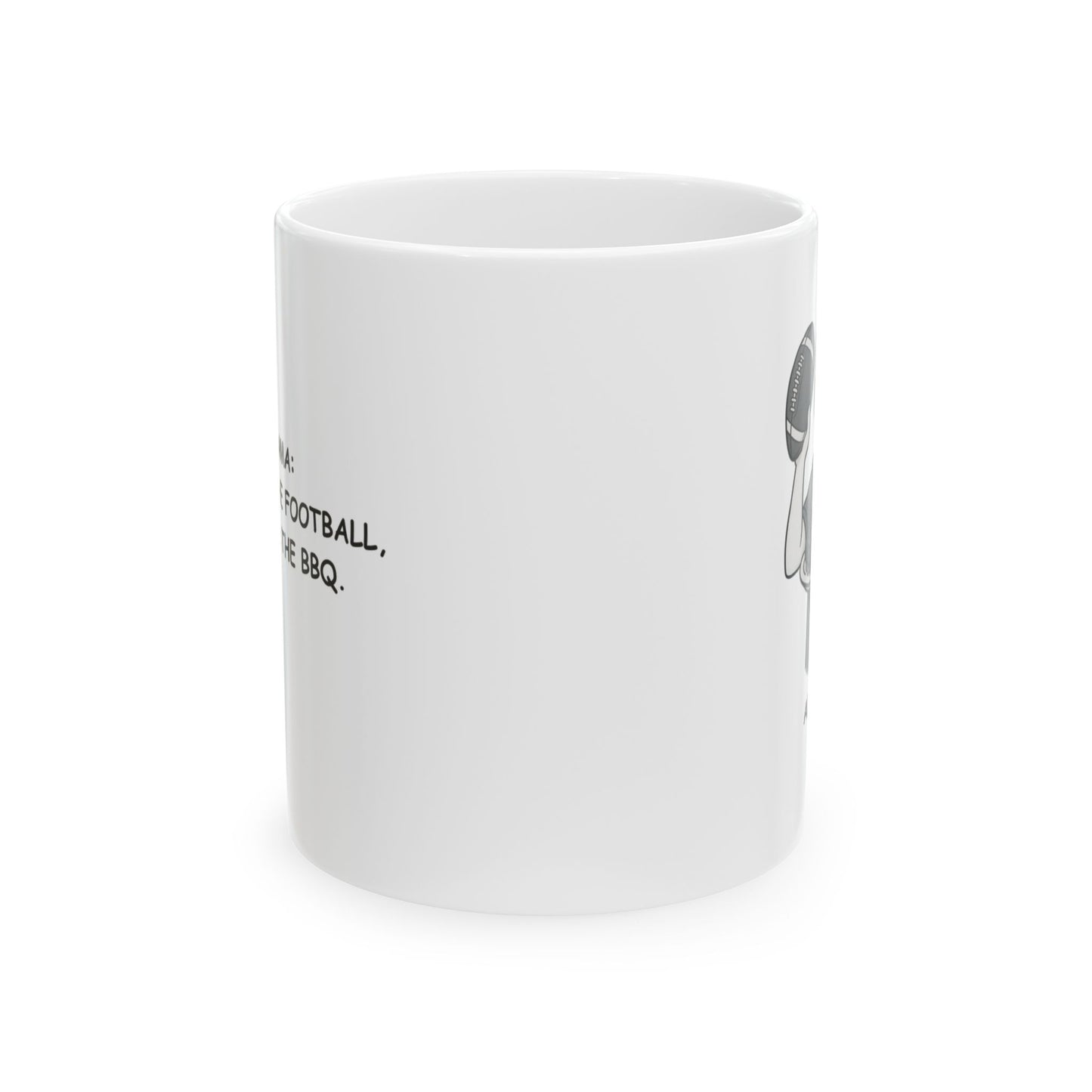 "Alabama: Come for the football, stay for the BBQ." Ceramic Mug - 12822