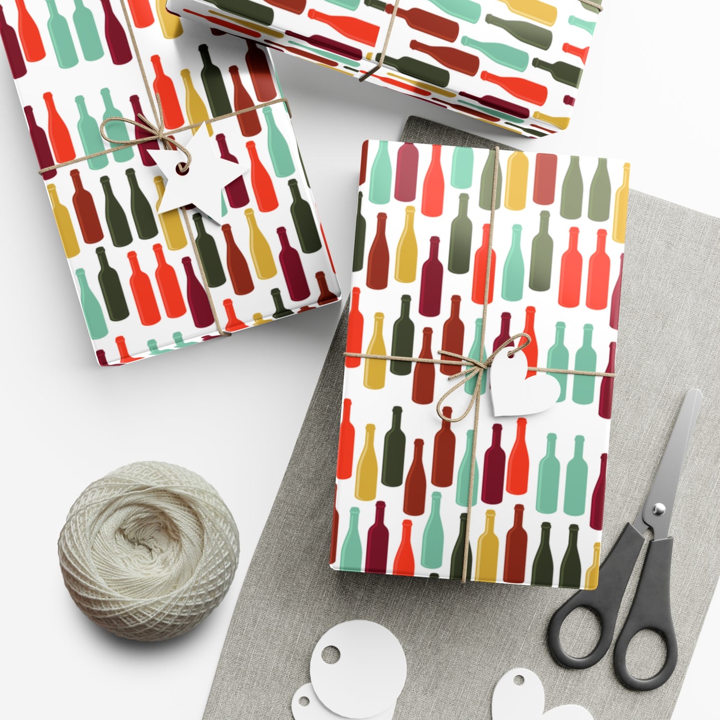 Bottles - Gift Wrap Papers - 10363