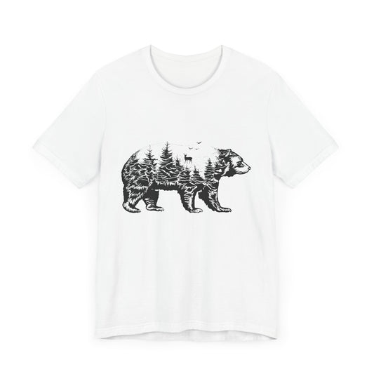 Camping: Bear - Unisex Jersey Short Sleeve Tee - 12630