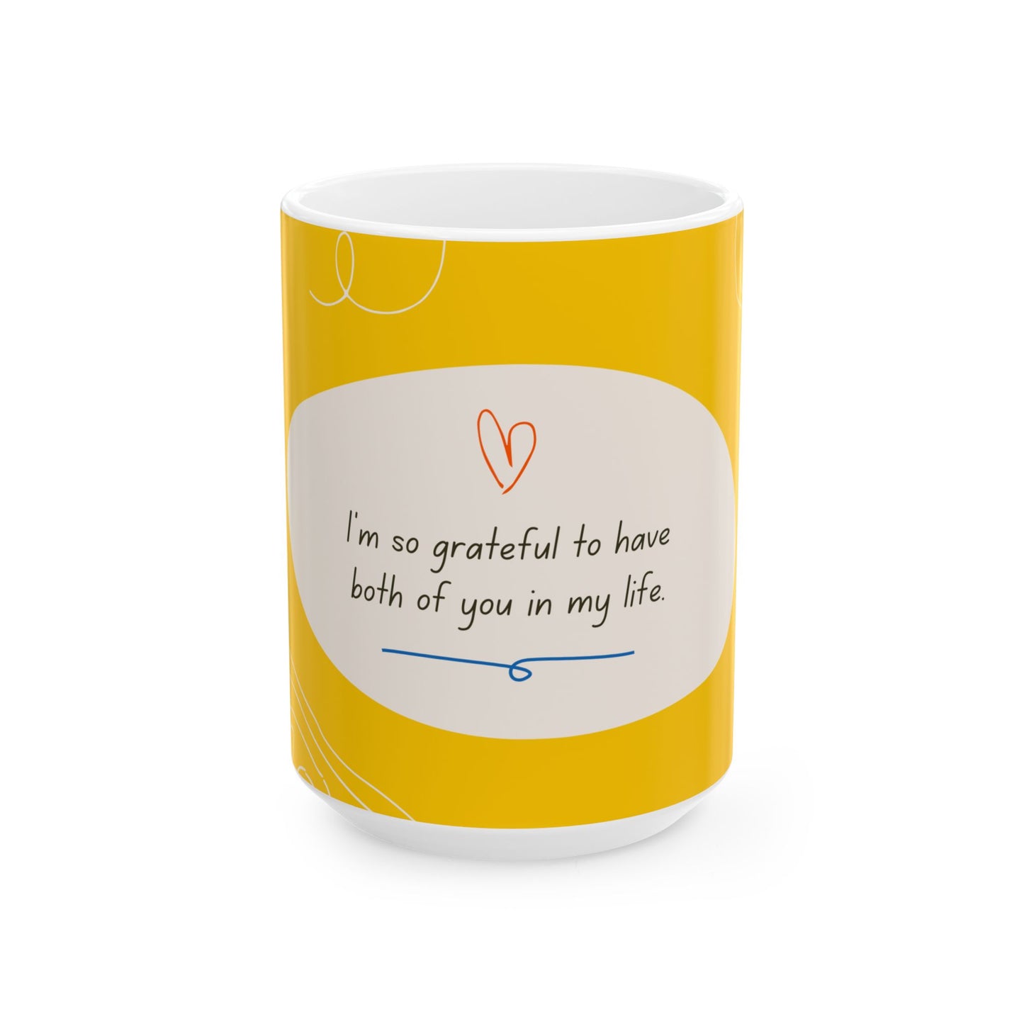 Granfa, Dad, I'm Grateful to have both of you, Ceramic Mug - Perfect Gift for Father's Day - 14054