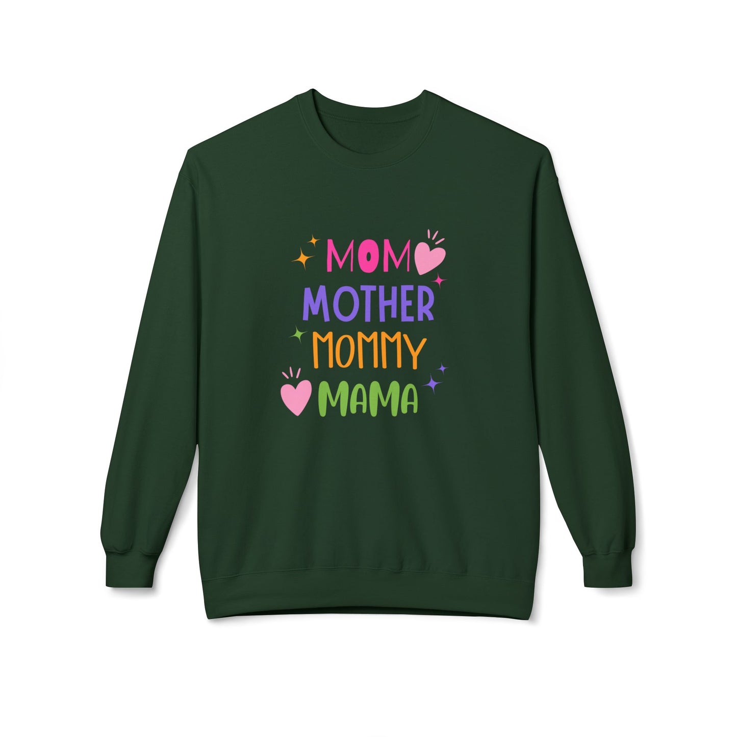 Mom, Mother,  Mommy, Mama - Crewneck Sweatshirt - Perfect Gift for Mother's Day - 11894