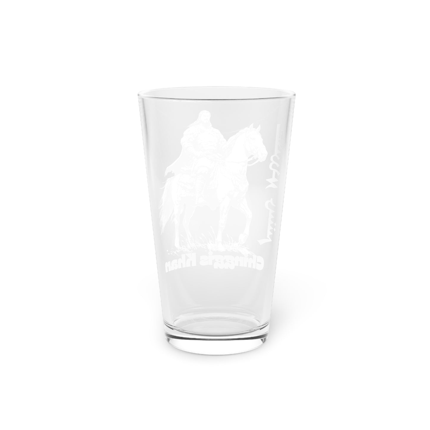 Mongolia: Chinggiss Khan - Pint Glass, 16oz