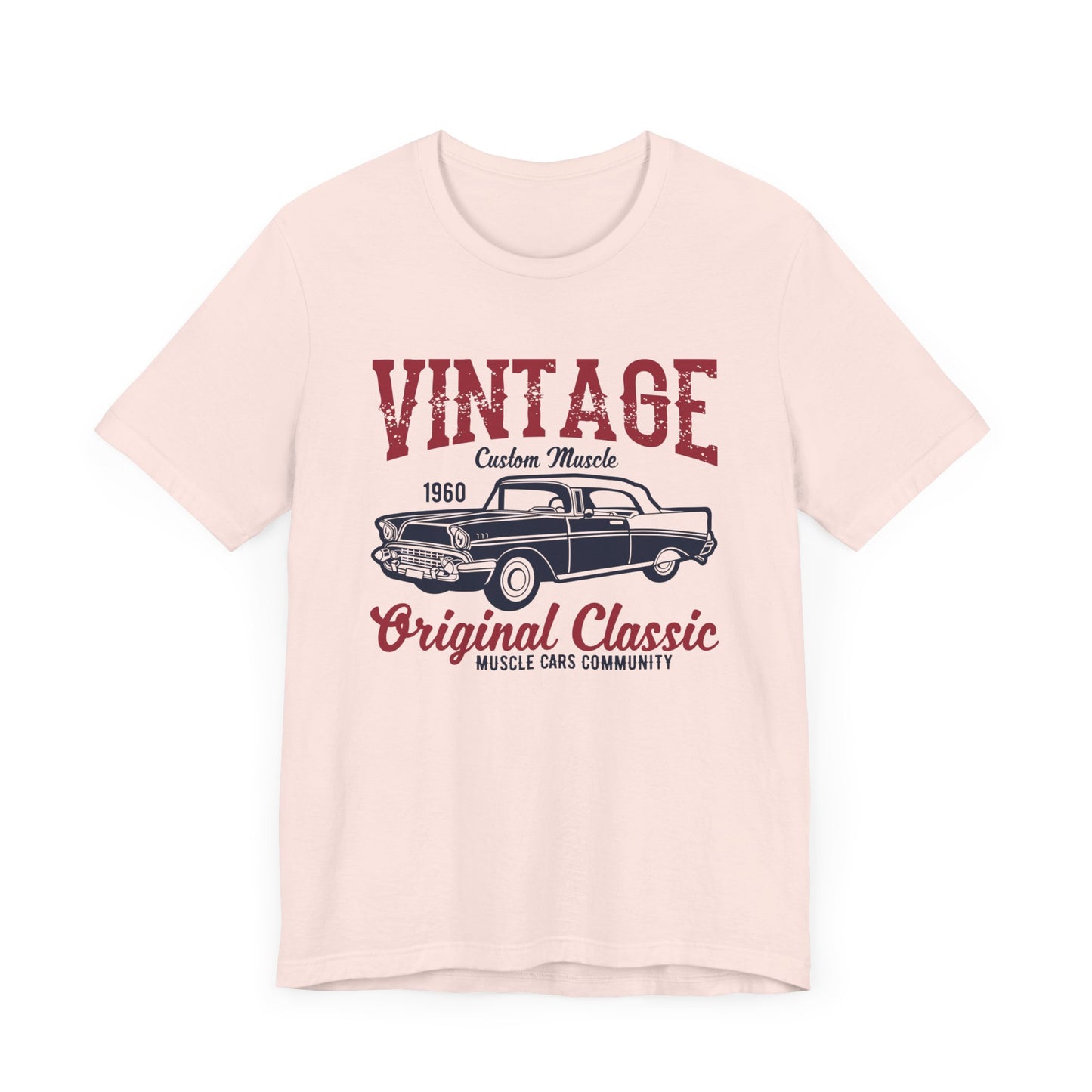 Vintage Custom Muscle, Original Classic - Unisex Jersey Short Sleeve Tee - 12612