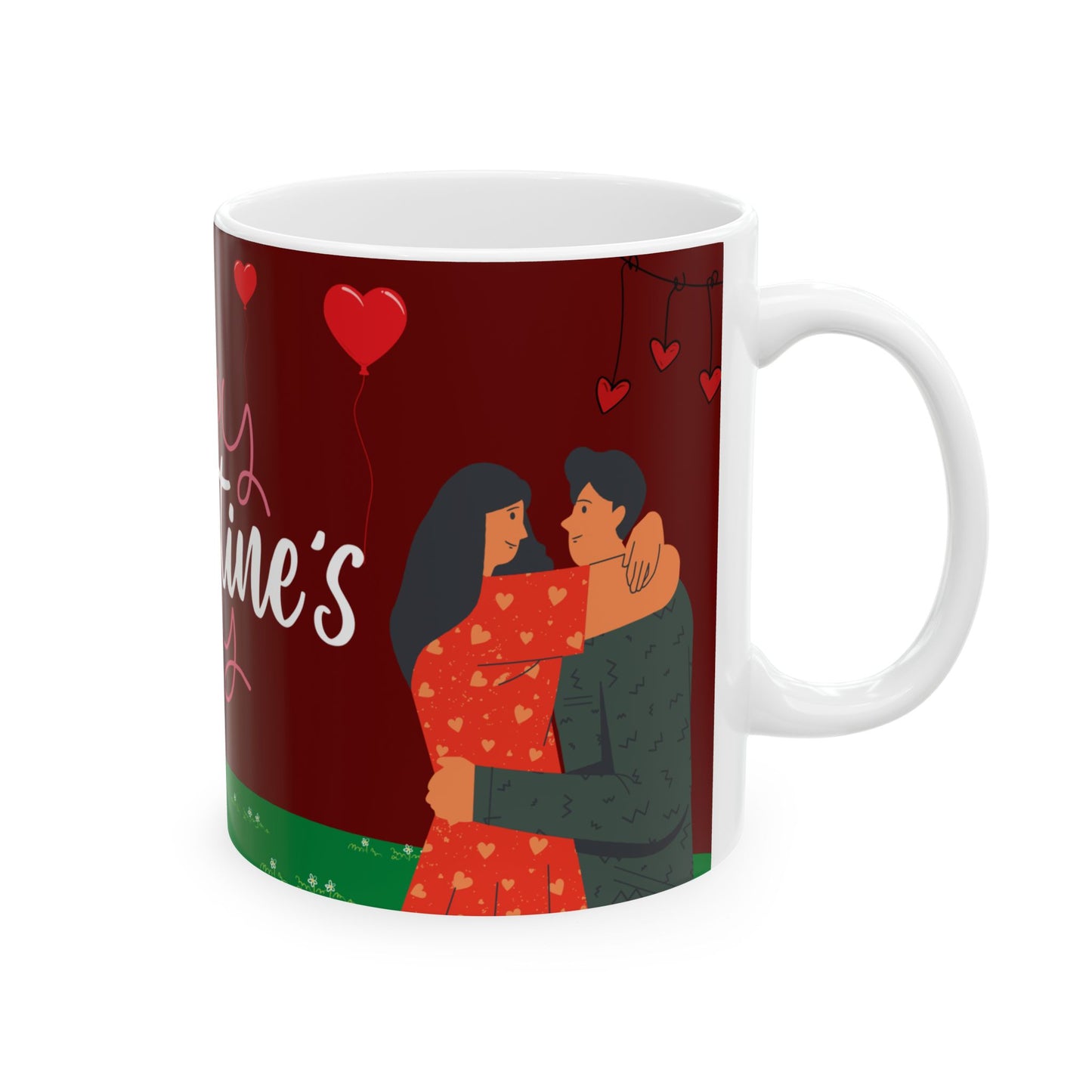 Happy Valentine’s Day!  - Ceramic Mug, (11oz, 15oz) - 11179
