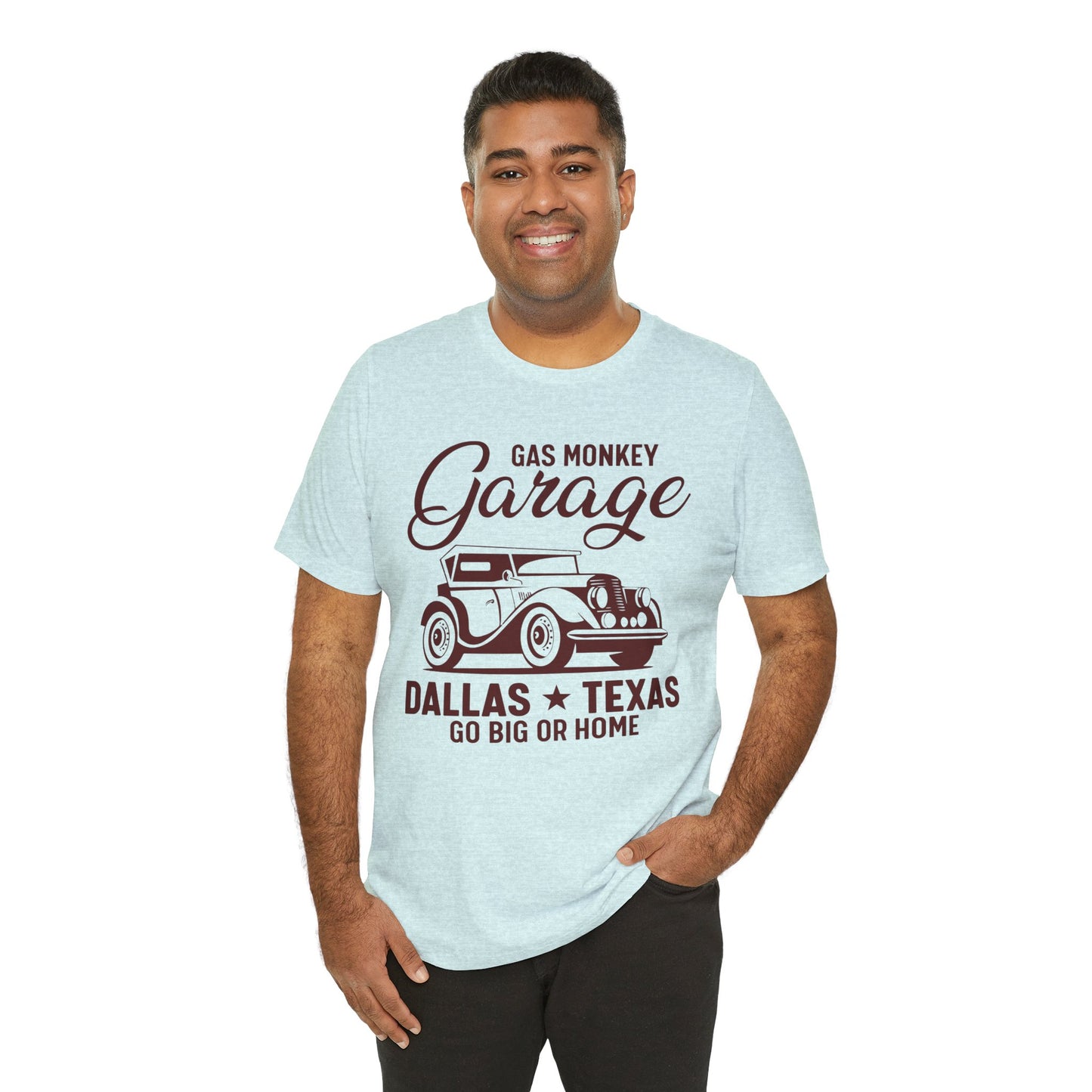 Gas Monkey Garage, Go Big or Home - Unisex Jersey Short Sleeve Tee - 13034