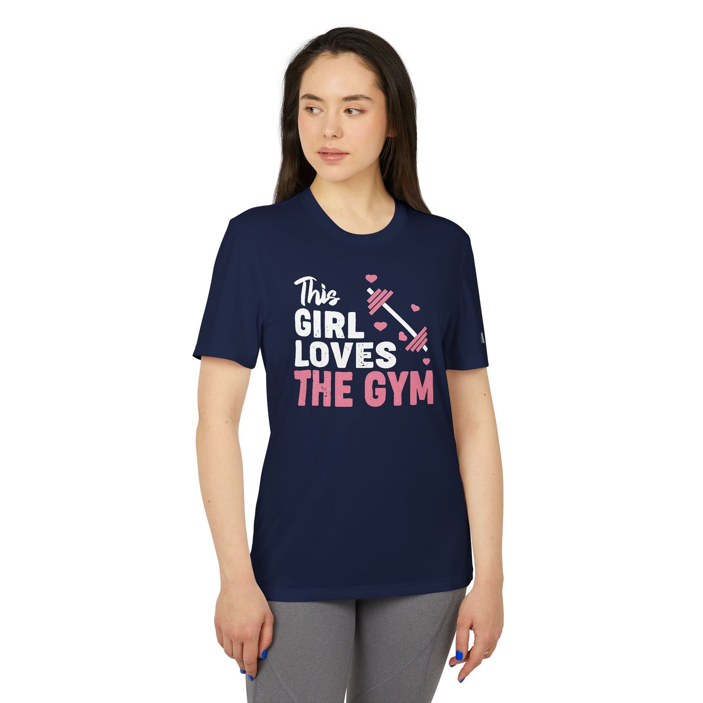 This Girl Loves The Gym - Adidas Unisex Sport T-shirt