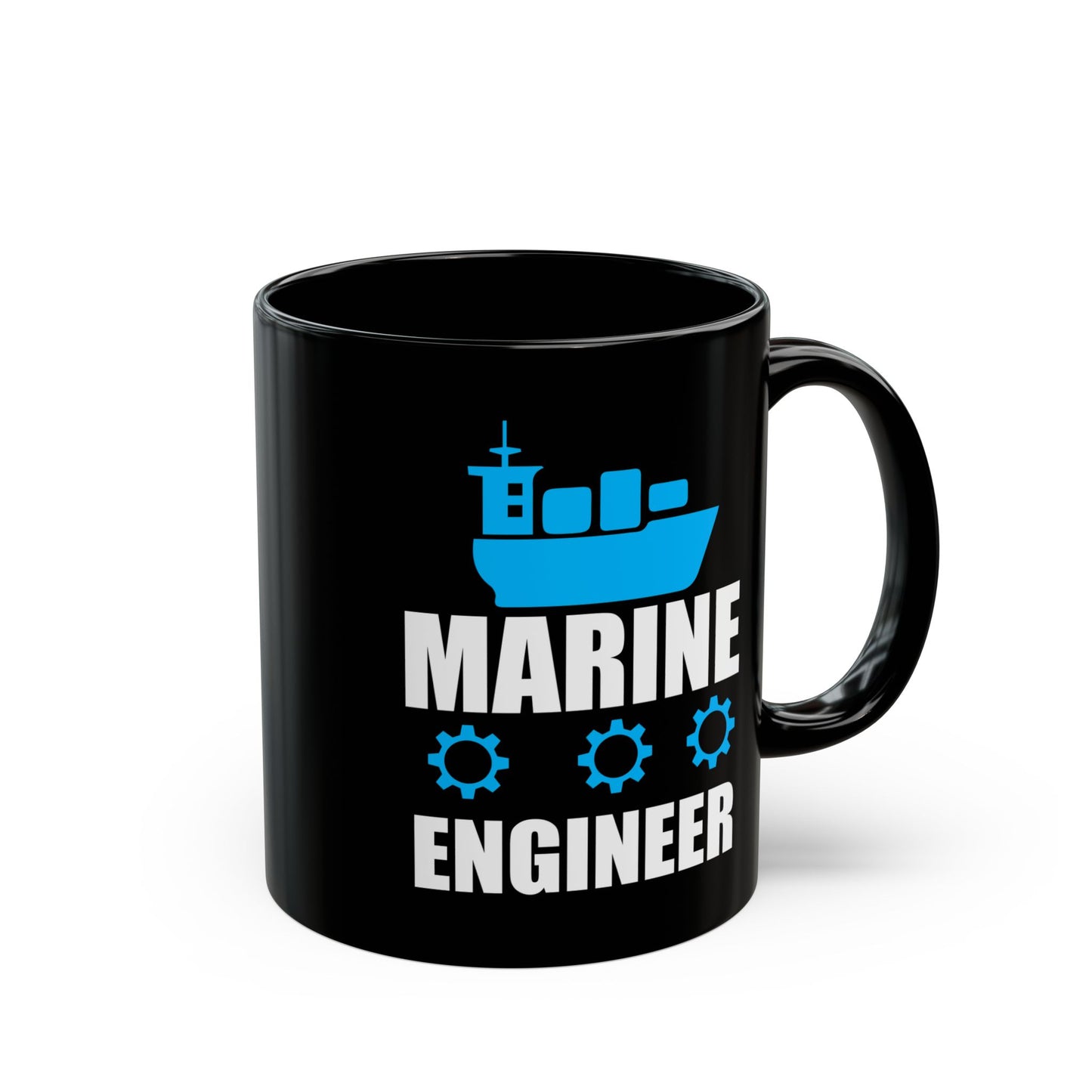 Marine Engineer - Black Mug (11oz, 15oz) - 13574