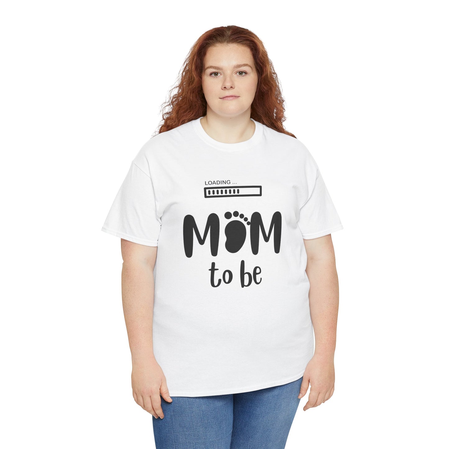 Mom to Be Shirt – Pregnancy Announcement Gift Tee with Loading Bar - 14879