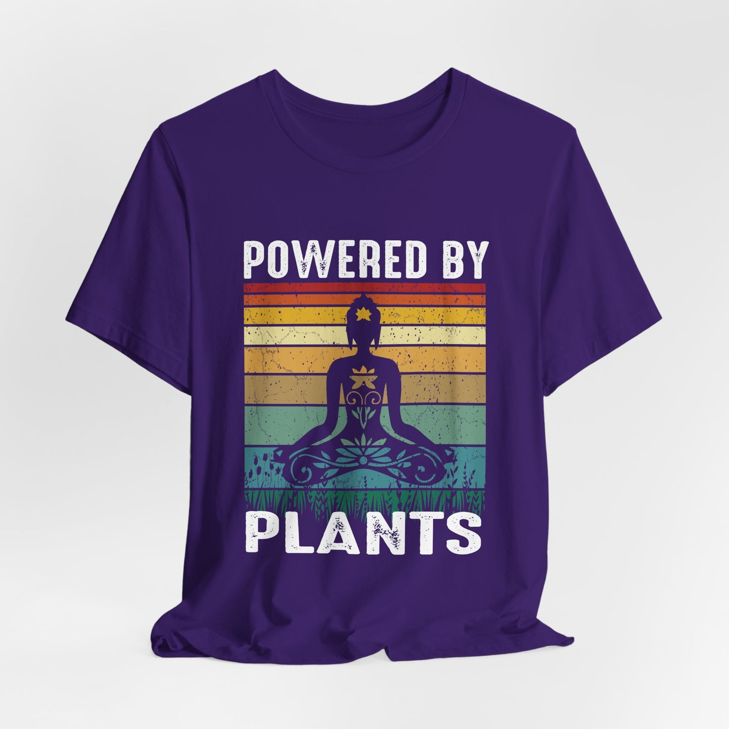 Yoga: Powered By Plants - Unisex Jersey Short Sleeve Tee - 12348