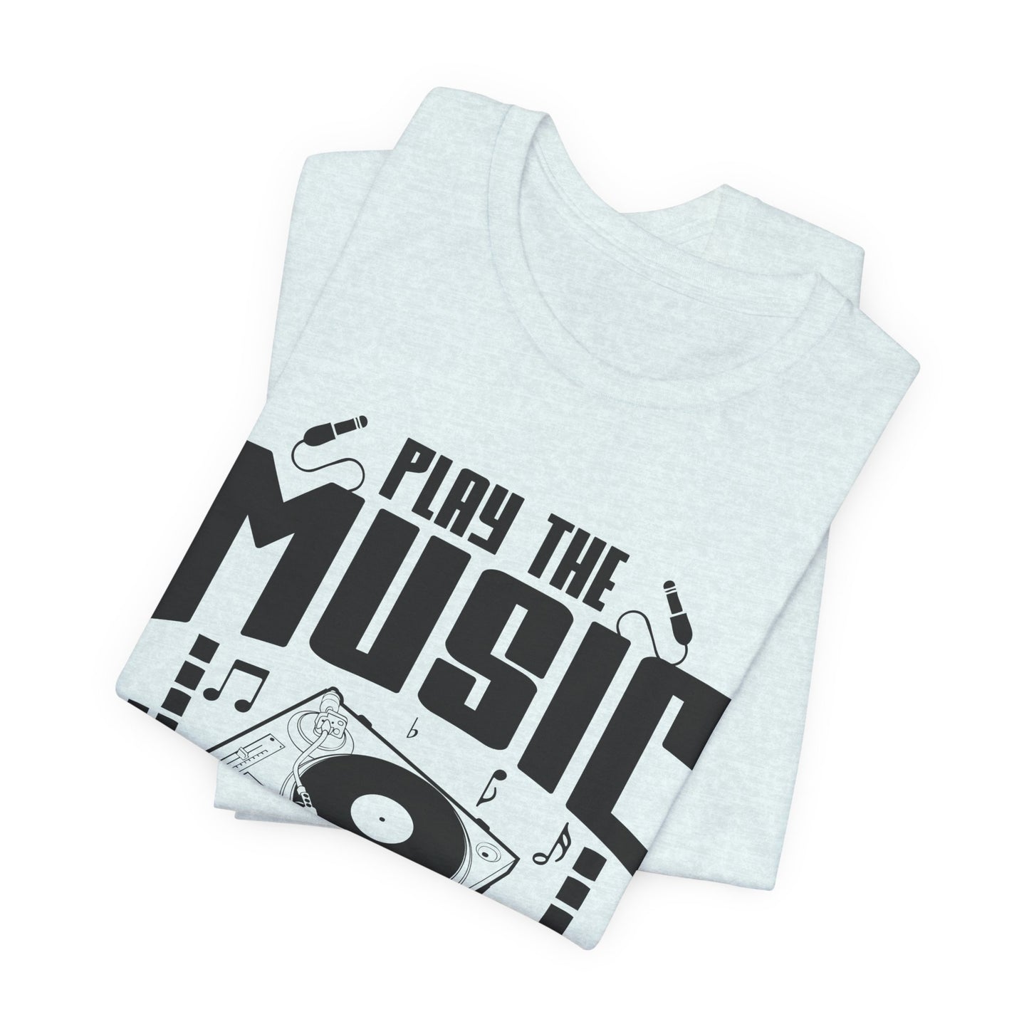 Play The Music Instrument - Unisex Jersey Short Sleeve Tee