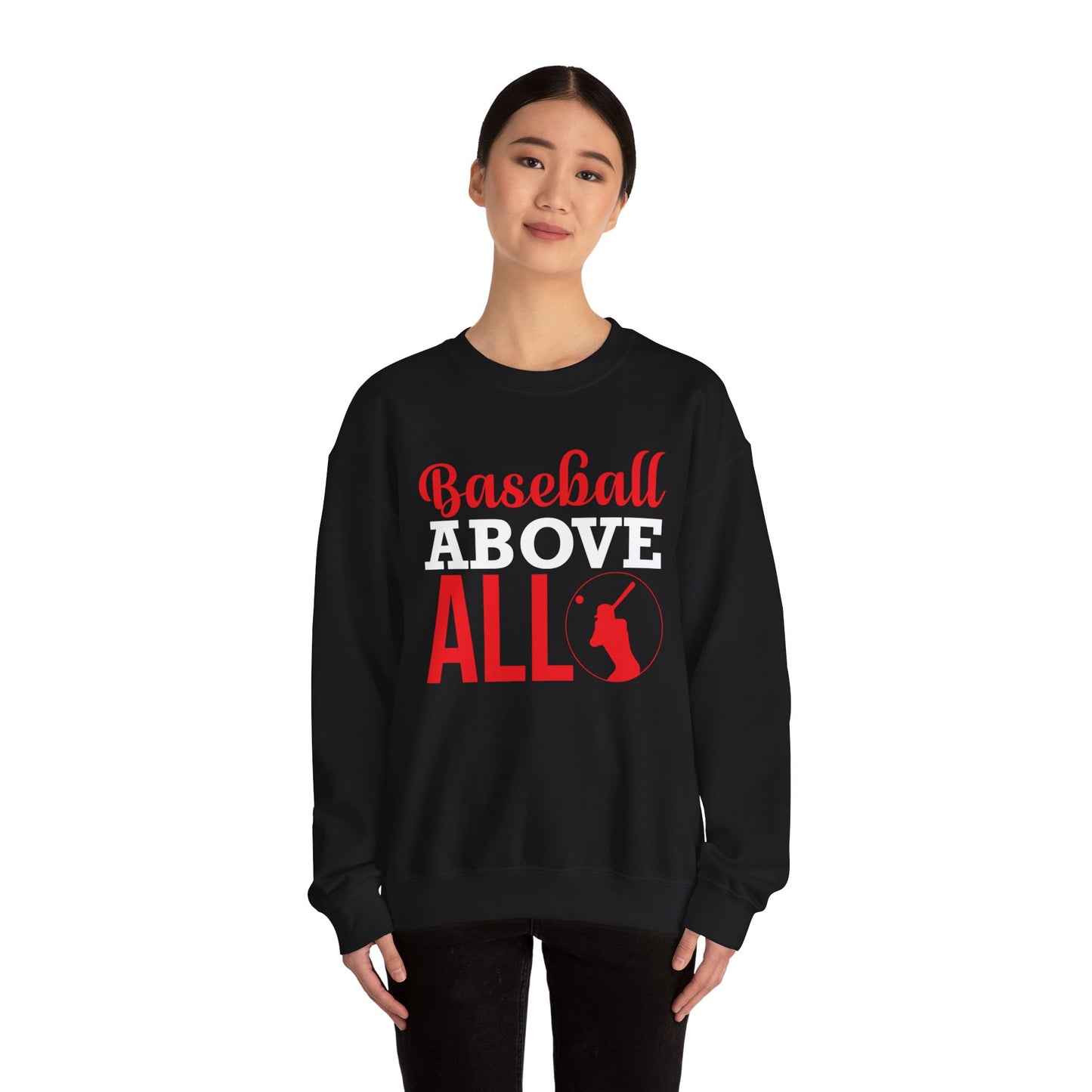 Baseball Above All - Unisex Heavy Blend™ Crewneck Sweatshirt