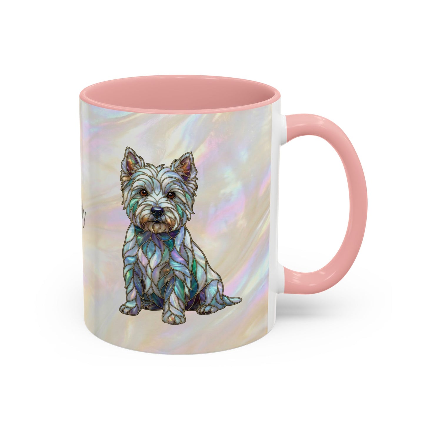 Westie Accent Coffee Mug – Stained Glass Design 11/15oz - 14650