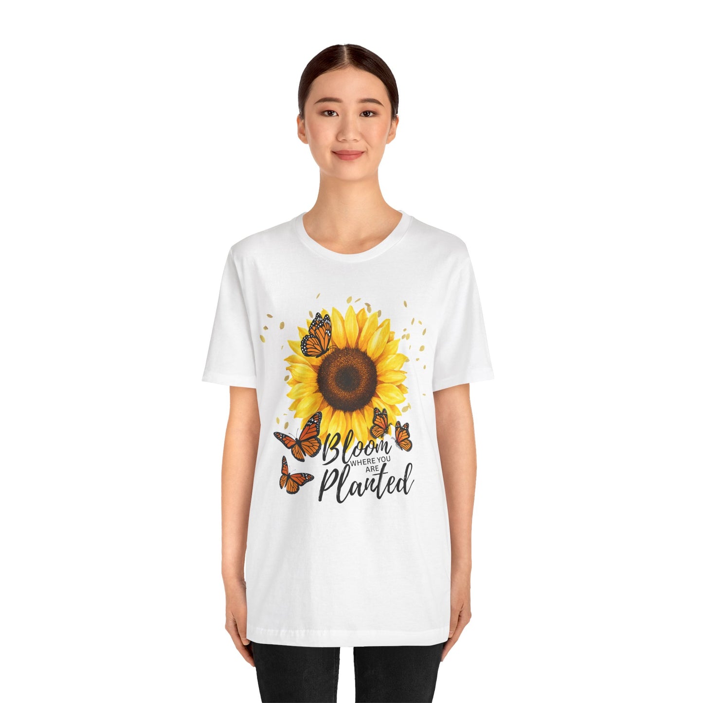 Sunflower Bloom Where You Are Planted Tee - 14920