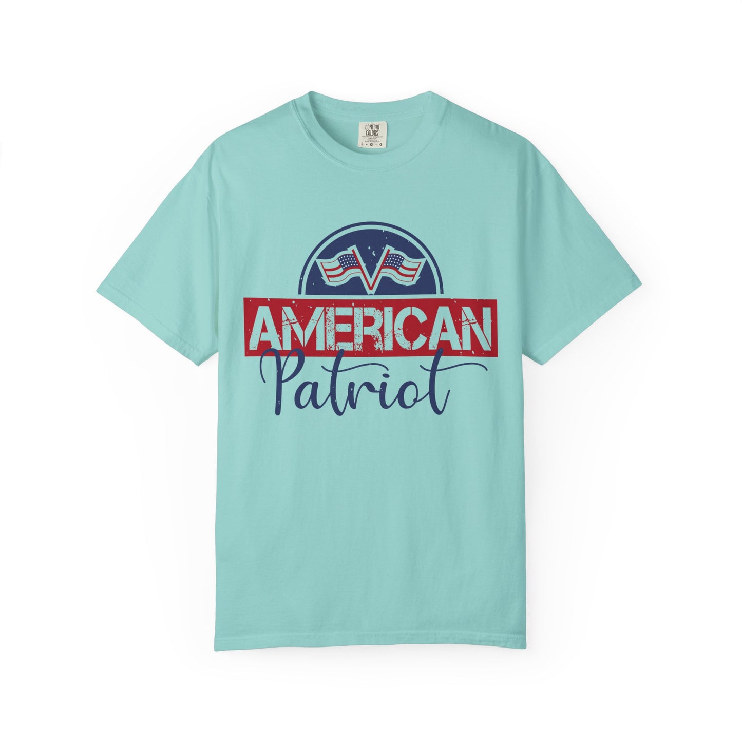 American Patriot Garment-Dyed T-Shirt, USA Pride Tee, 4th of July Shirt, Americana Apparel, Unisex Casual Wear - 13813