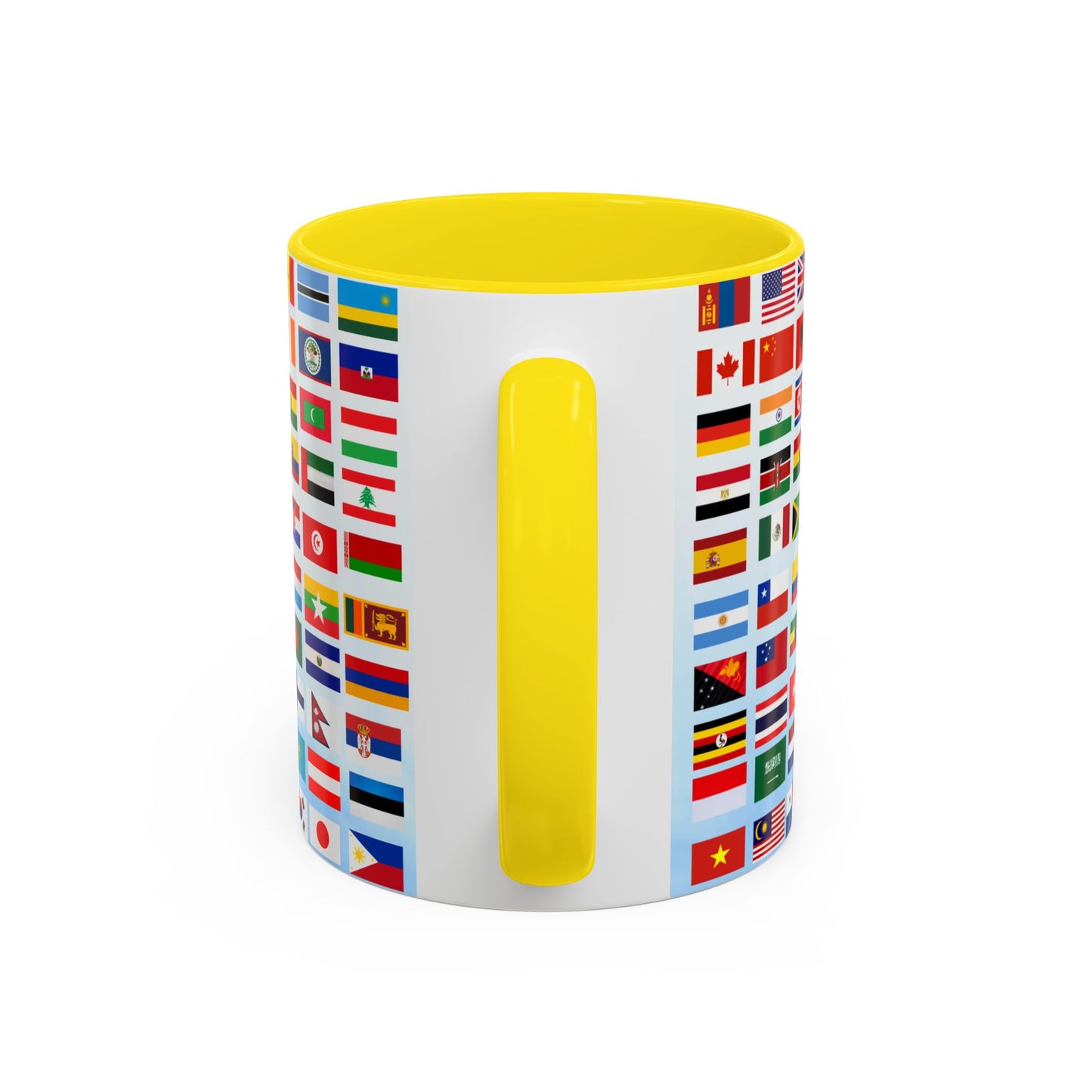 Kids, Happy Birthday, World Flag Fan, Details Customizable - Accent Coffee Mug (11, 15oz) - 11232