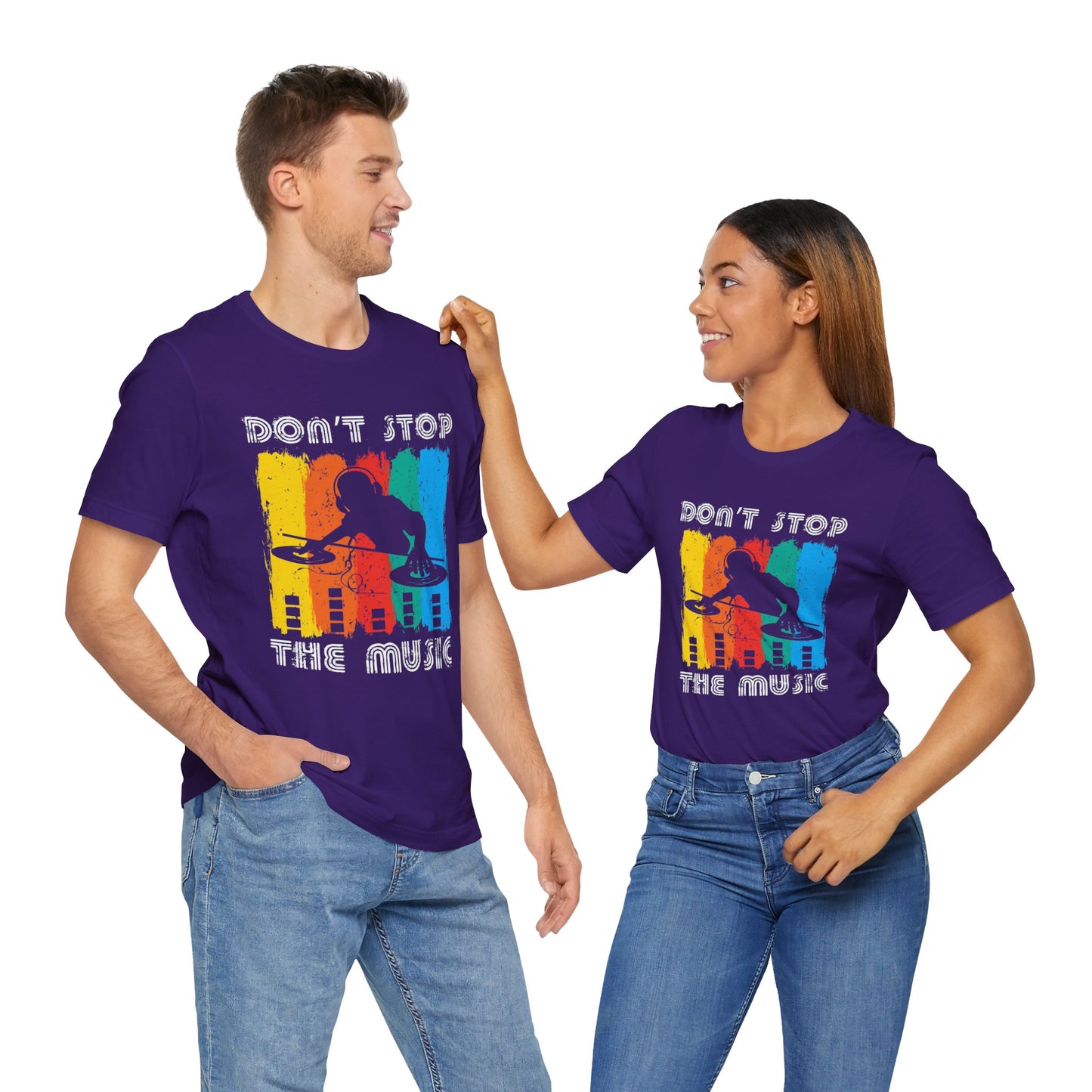 Don't Stop The Music - Unisex Jersey Short Sleeve Tee