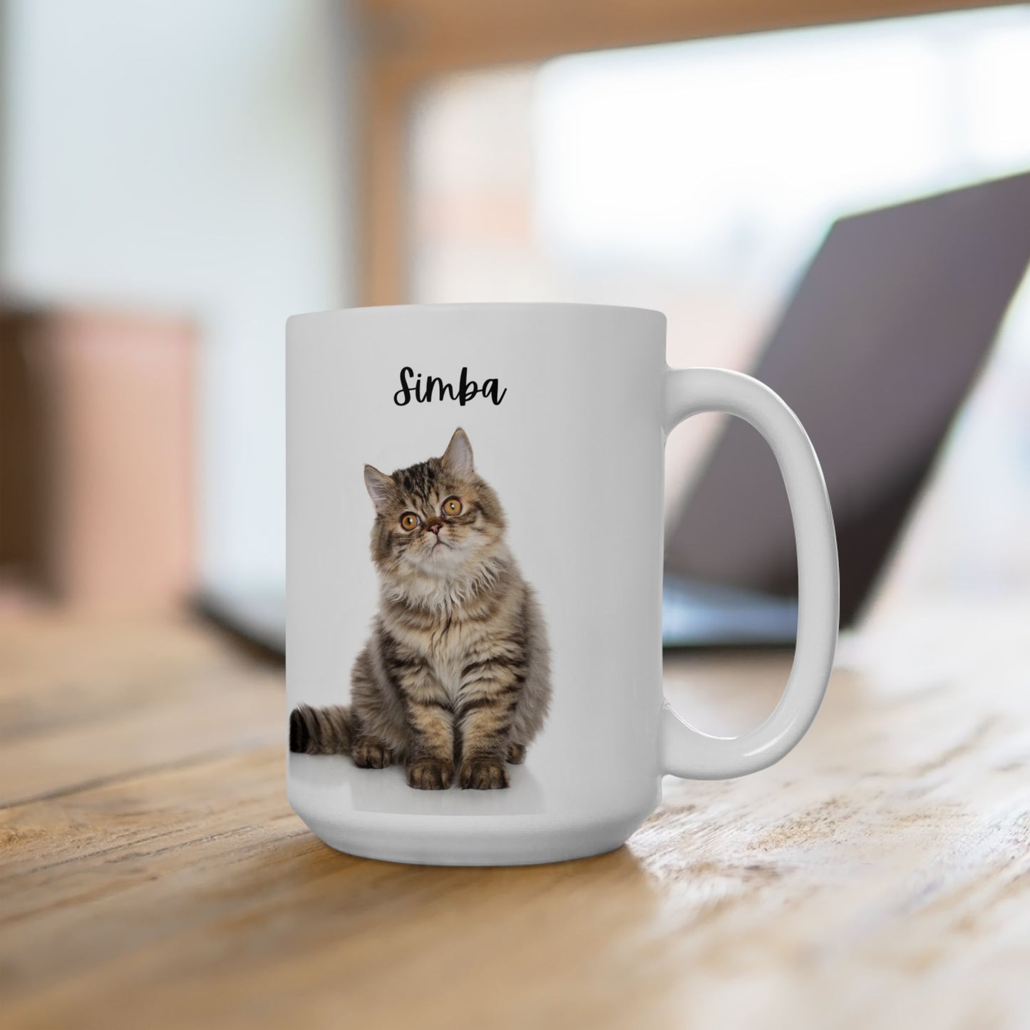 Cozy Cat Ceramic Mug - Perfect Gift for Cat Lovers, Coffee Enthusiasts, Pet Owners, Birthday, and Home Decor - 14198