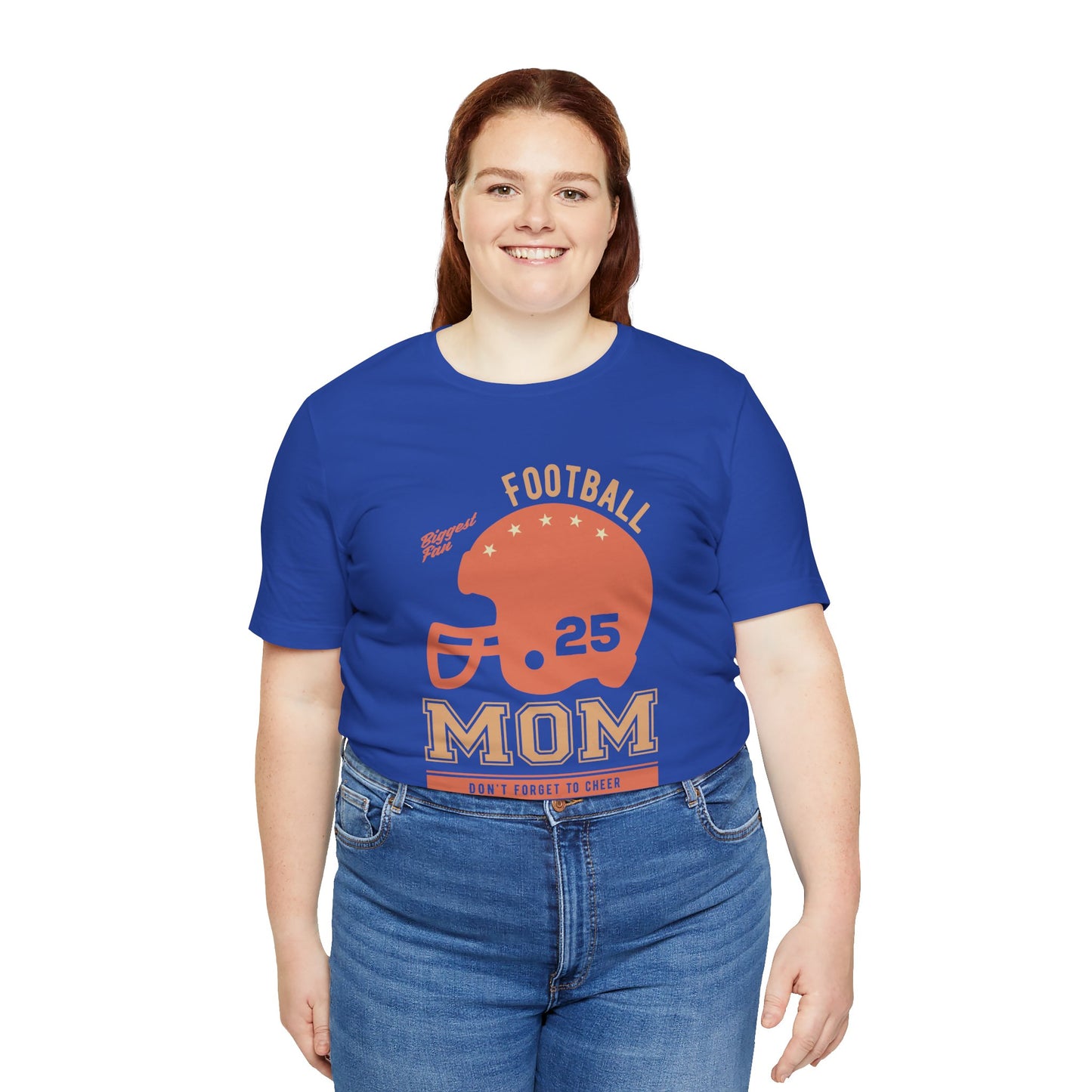 Biggest Fan, Football Mom, Don't Forget To Cheer - Unisex Jersey Short Sleeve Tee