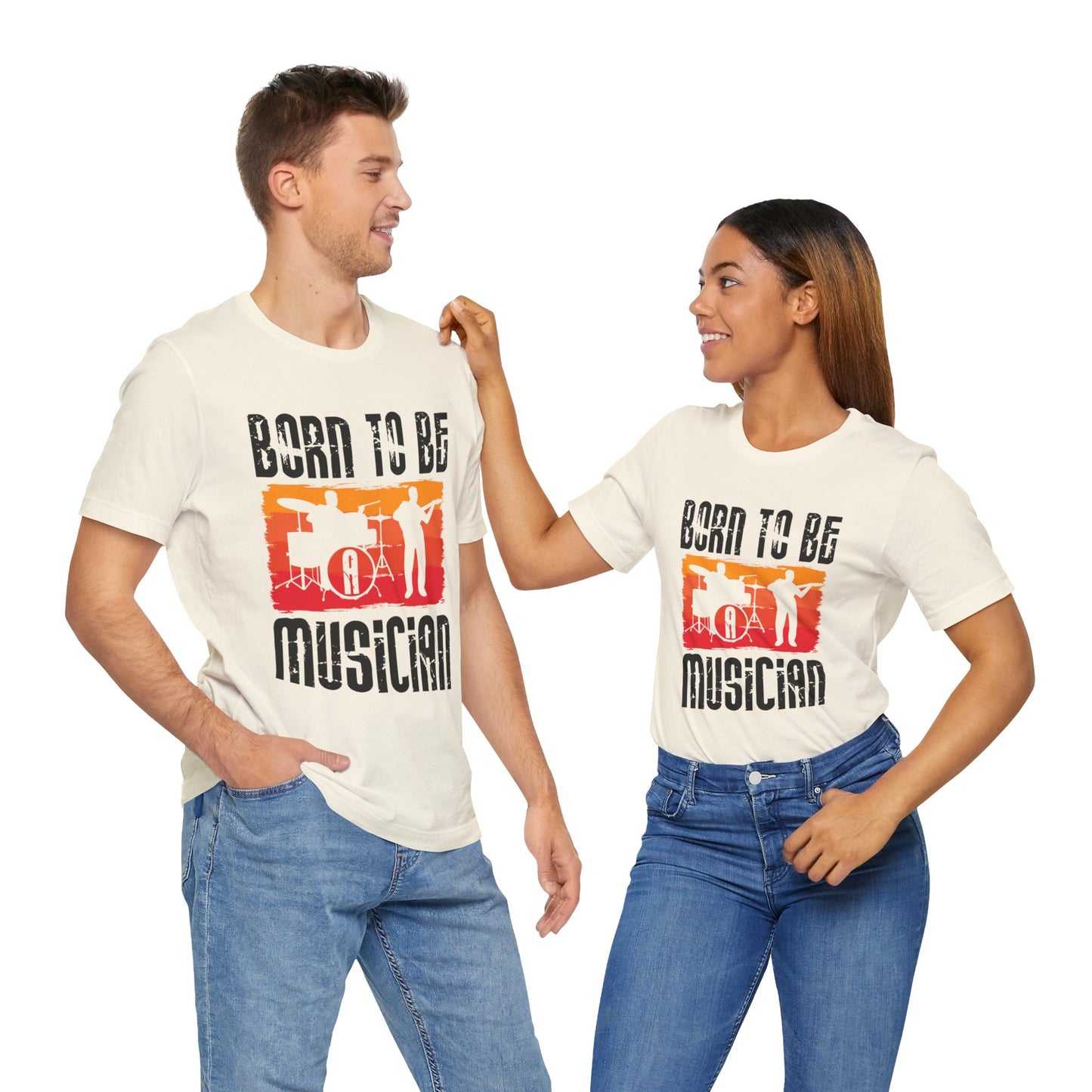 Born To Be A Musician - Unisex Jersey Short Sleeve Tee