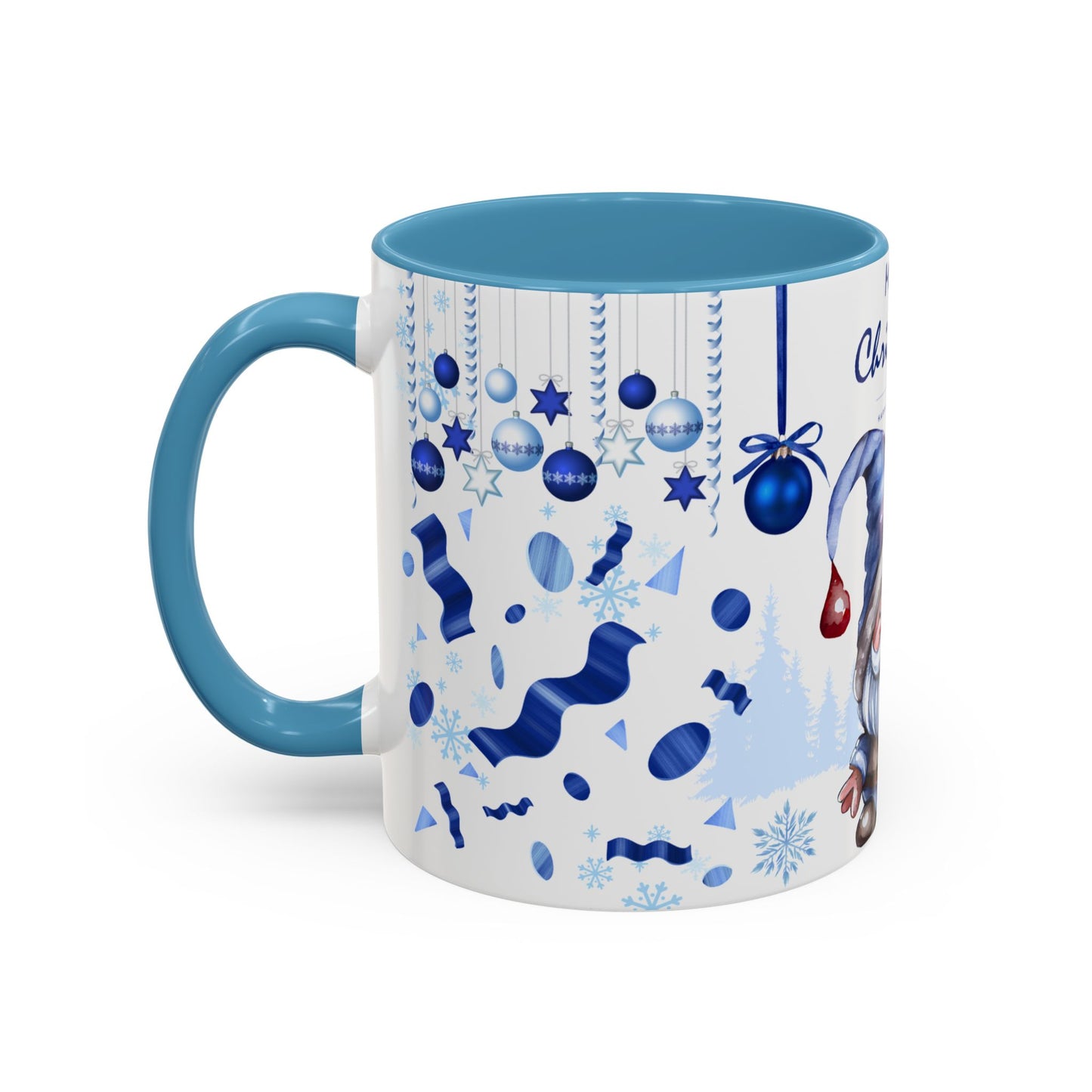 Blue Christmas - Accent Coffee Mug (11, 15oz)