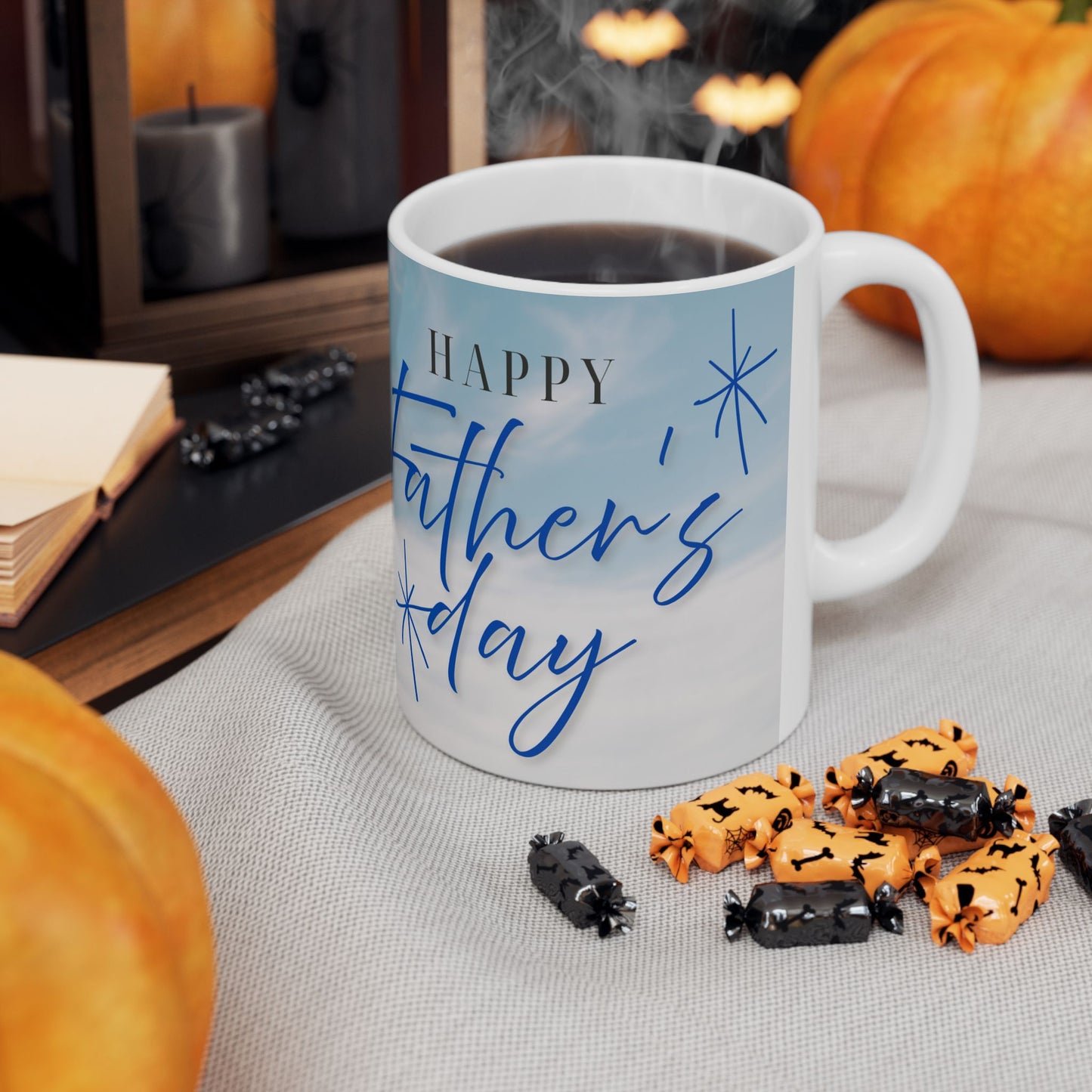 Personalized Father's Day Ceramic Mug - Father's Day Gift, Coffee Cup, Custom Mug, Dad Gift, 11oz/15oz - 14019