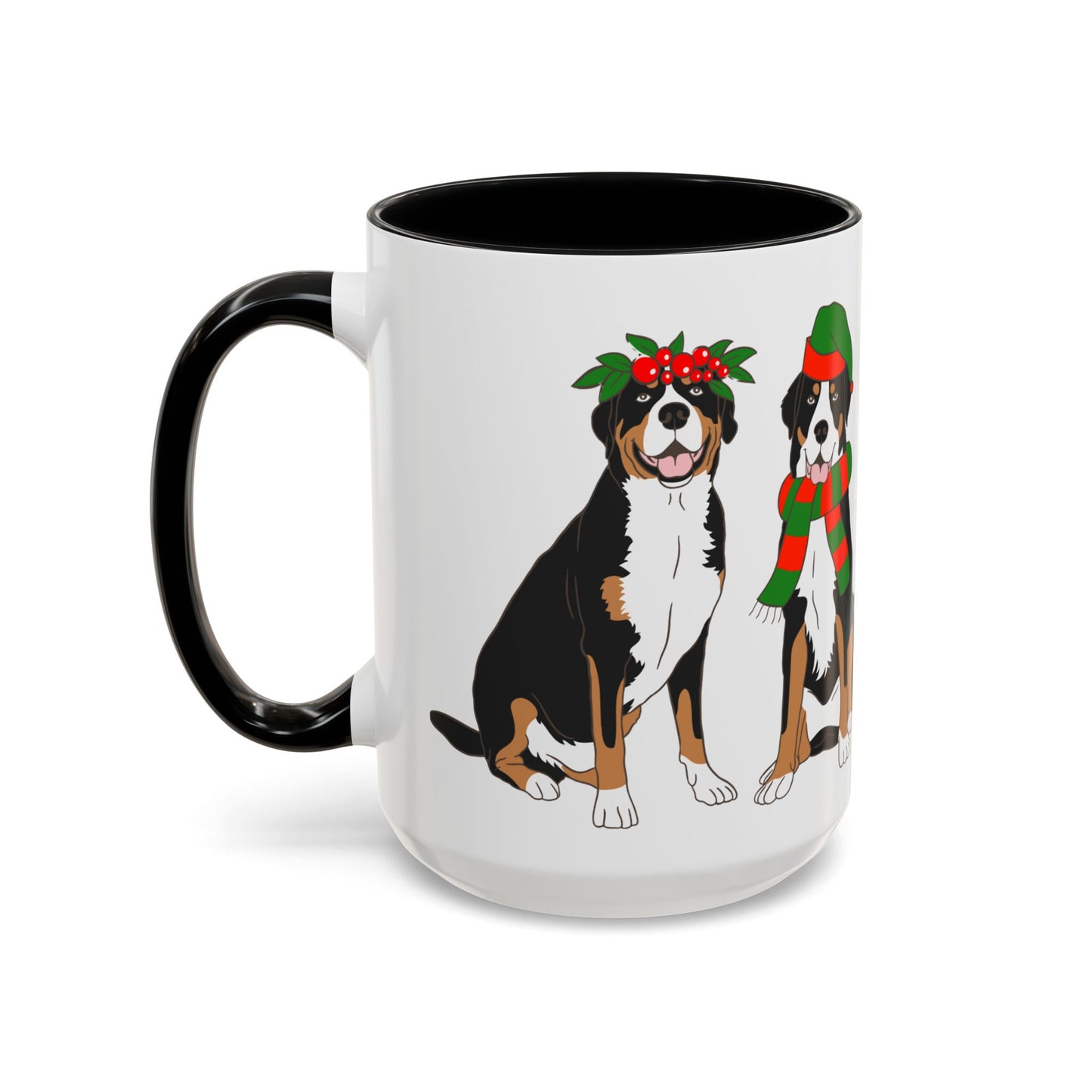 Christmas Dogs - Accent Coffee Mug (11, 15oz) - 10305