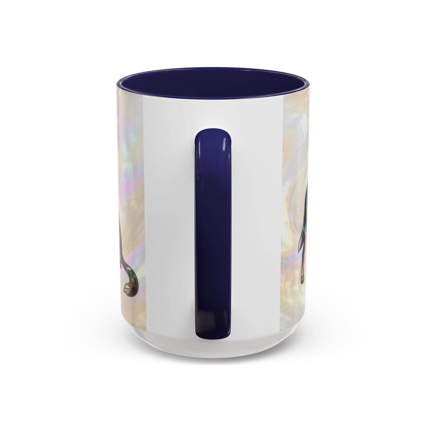 Australian Cattle Dog Accent Mug — Stained Glass Design (11/15oz) - 14613