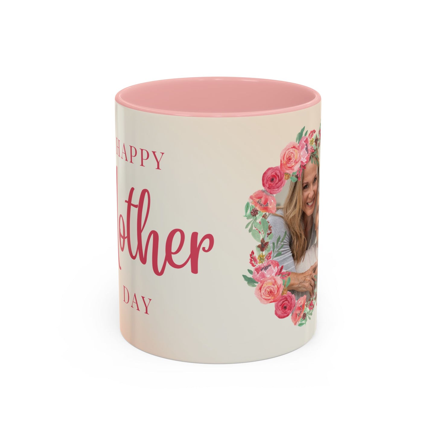 Floral Mother’s Day Coffee Mug, Photo Customizable - Happy Mother’s Day Gift - 12284