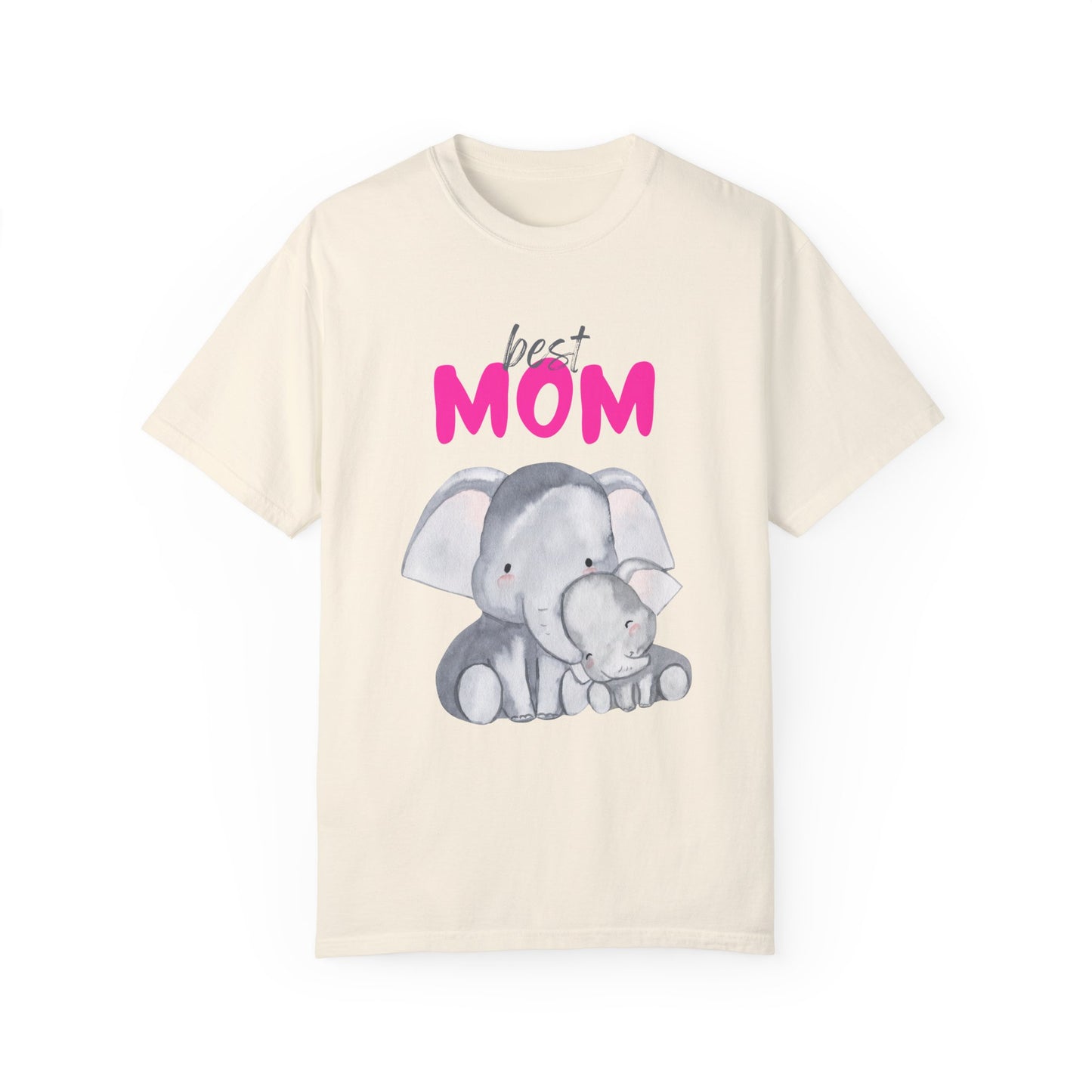 Best Mom Elephant Graphic T-Shirt for Mother's Day - 11820