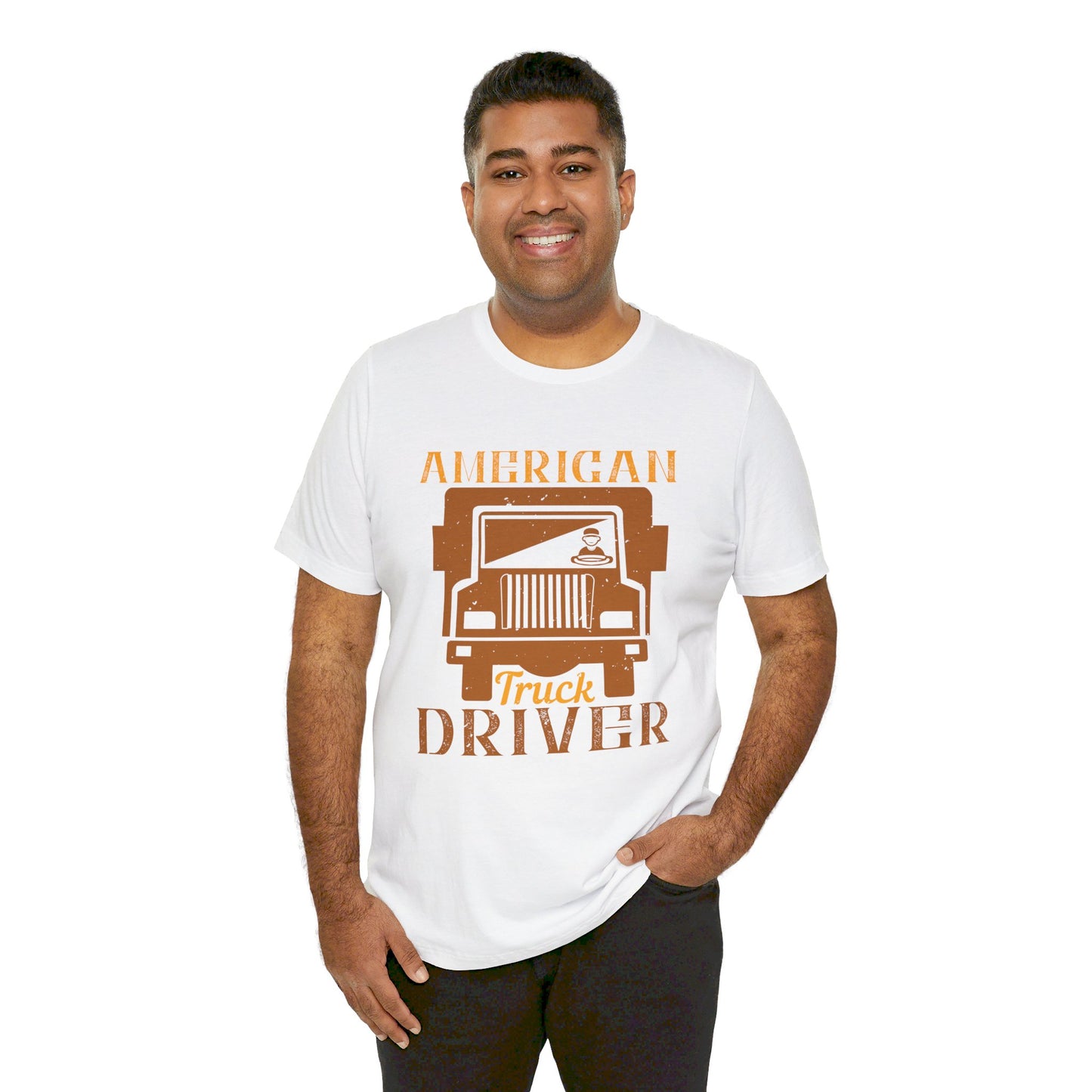 American Truck Driver - Unisex Jersey Short Sleeve Tee