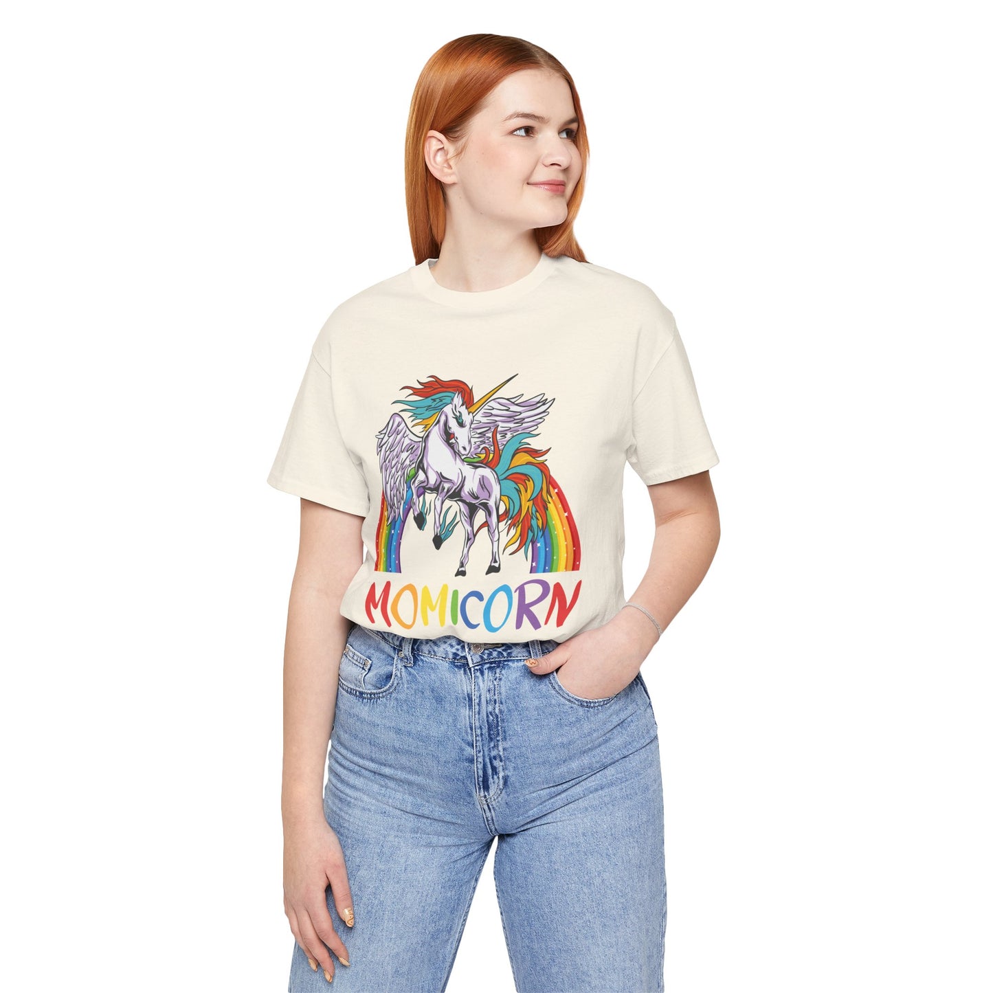 Momicorn - Unisex Jersey Short Sleeve Tee - 13065