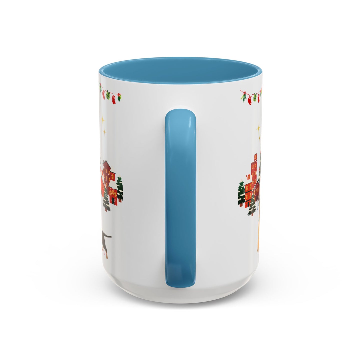 Christmas House - Accent Coffee Mug (11, 15oz)