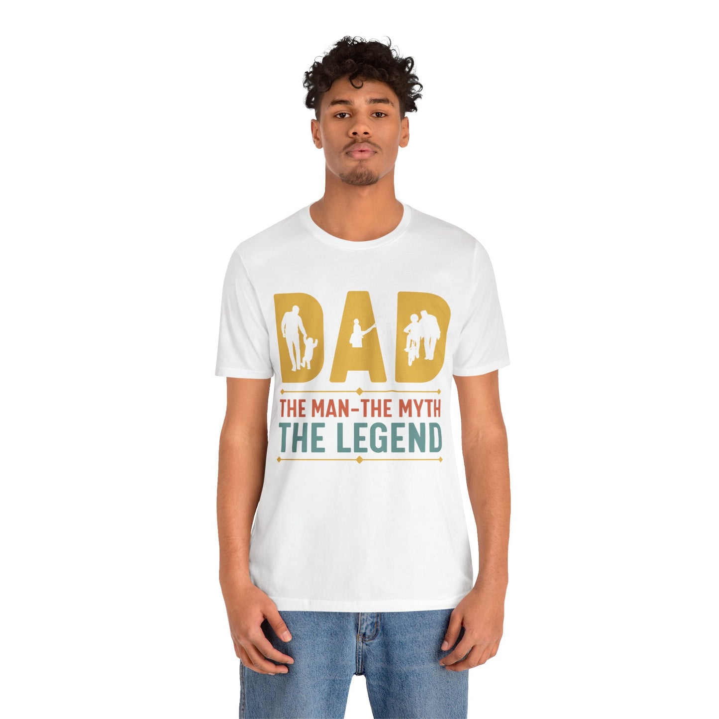 Dad, The Man, The Myth, The Legend - Unisex Jersey Short Sleeve Tee - 13728