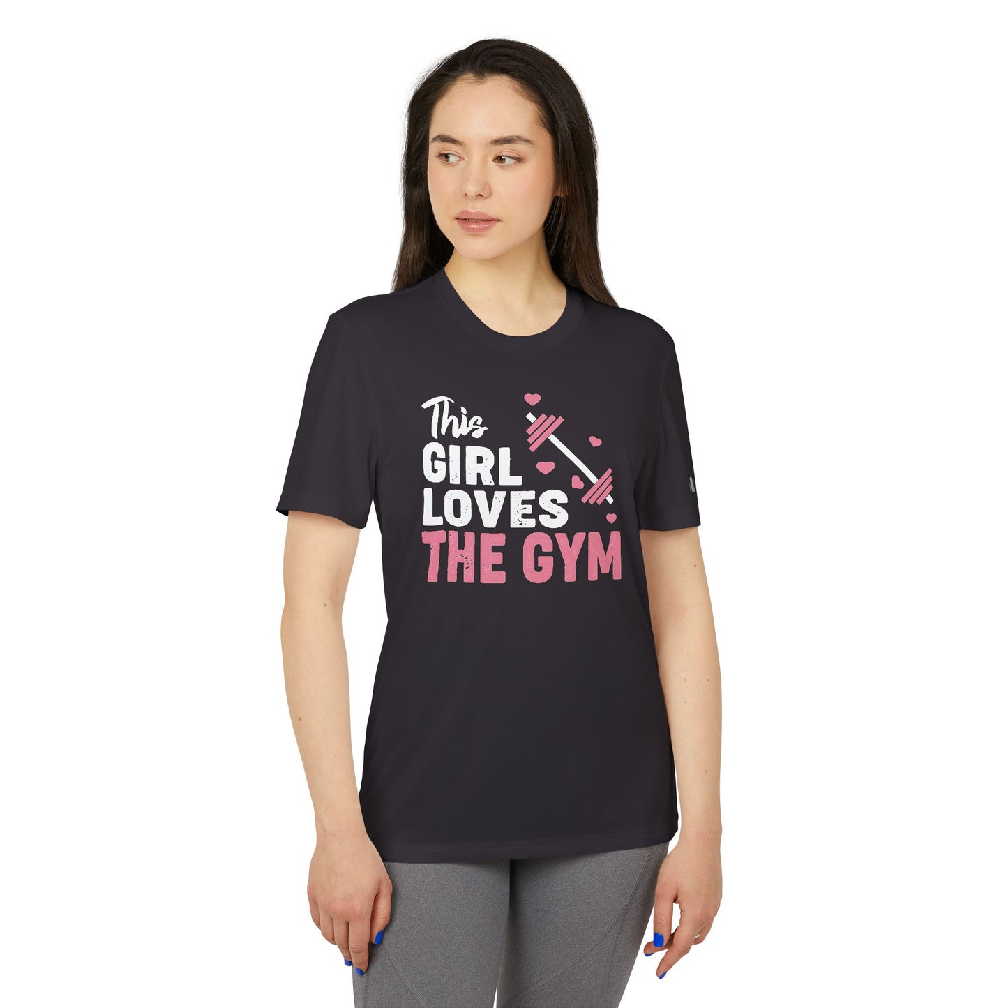 This Girl Loves The Gym - Adidas Unisex Sport T-shirt