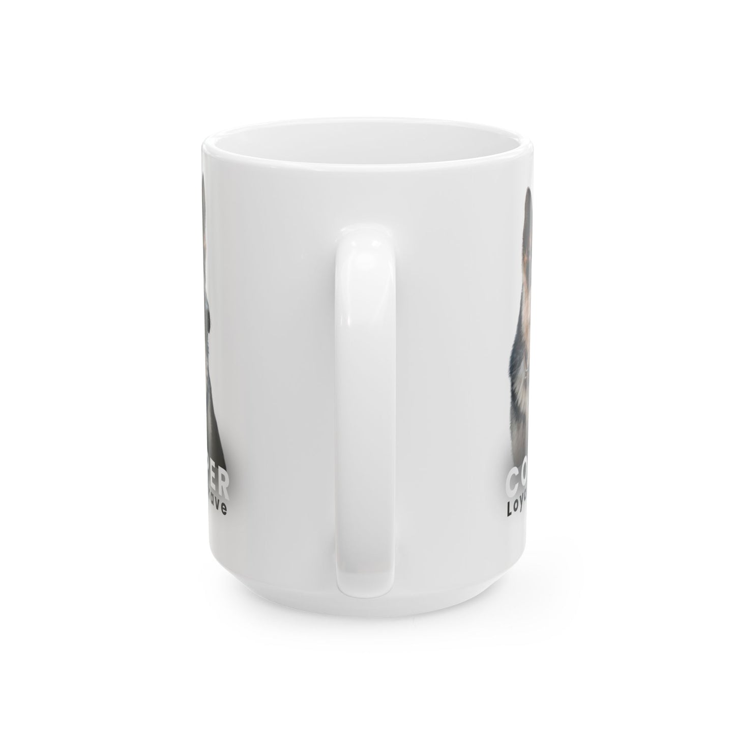 Personalized Dog Photo Mug – Custom Pet Portrait Coffee Cup | Gift for Dog Lovers (11oz / 15oz) - 14827