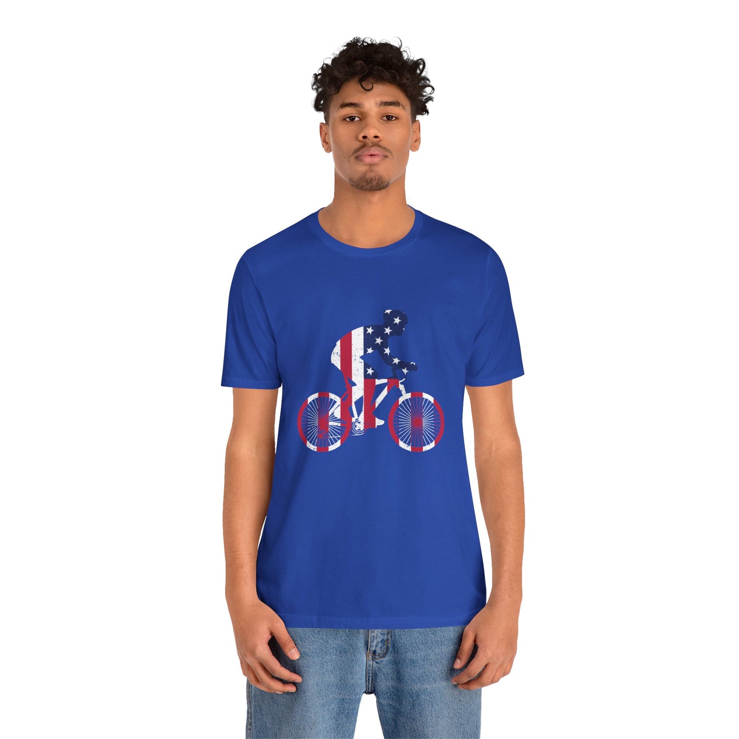 Bicycle: Patriotic Pedals - Unisex Jersey Short Sleeve Tee