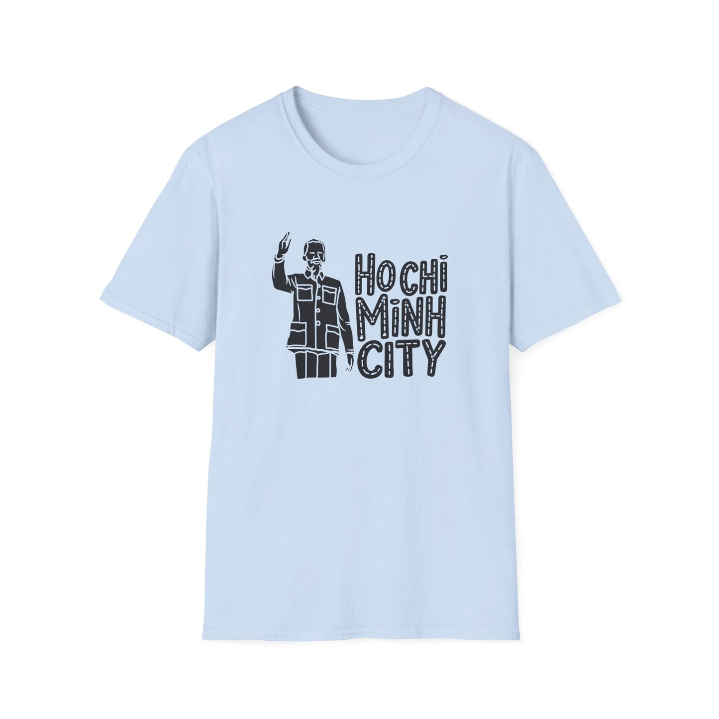 Hochi Minh City Graphic T-Shirt - Unisex Softstyle Tee - 12140
