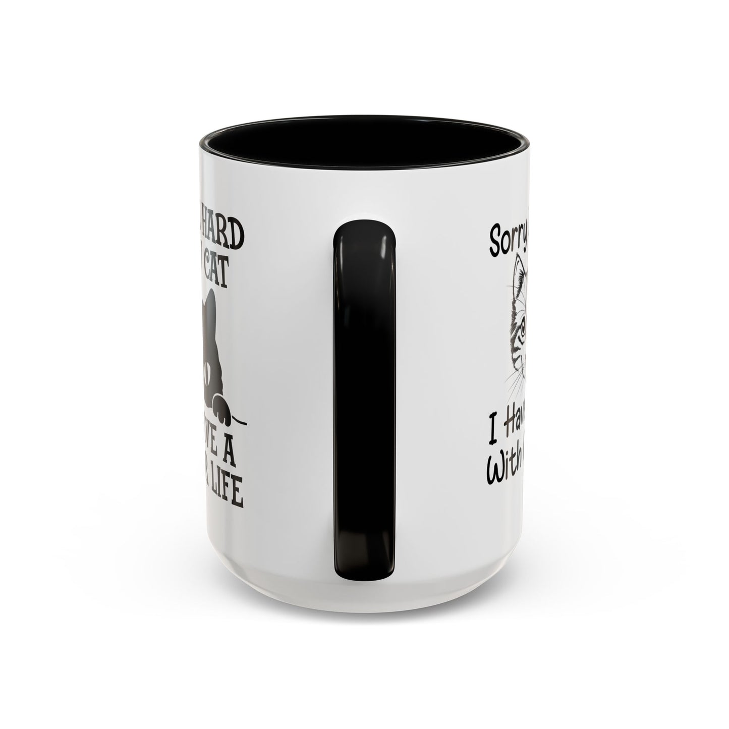 It's True Dogs Are Loyal, But Cats Don't Tell The Police Where You Hide Your Things - Accent Coffee Mug (11, 15oz)