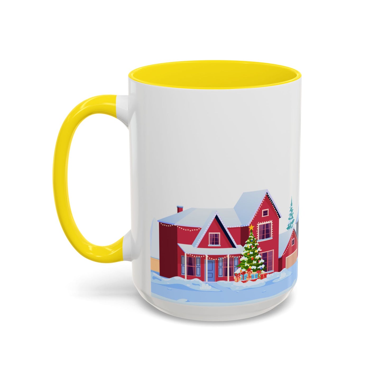 Winter Houses - Accent Coffee Mug (11, 15oz) - 10441