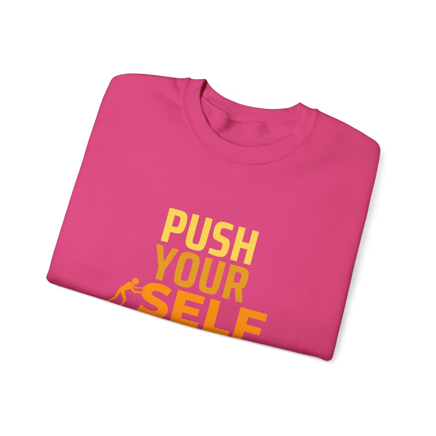 Push Yourself - Unisex Heavy Blend™ Crewneck Sweatshirt - 10591