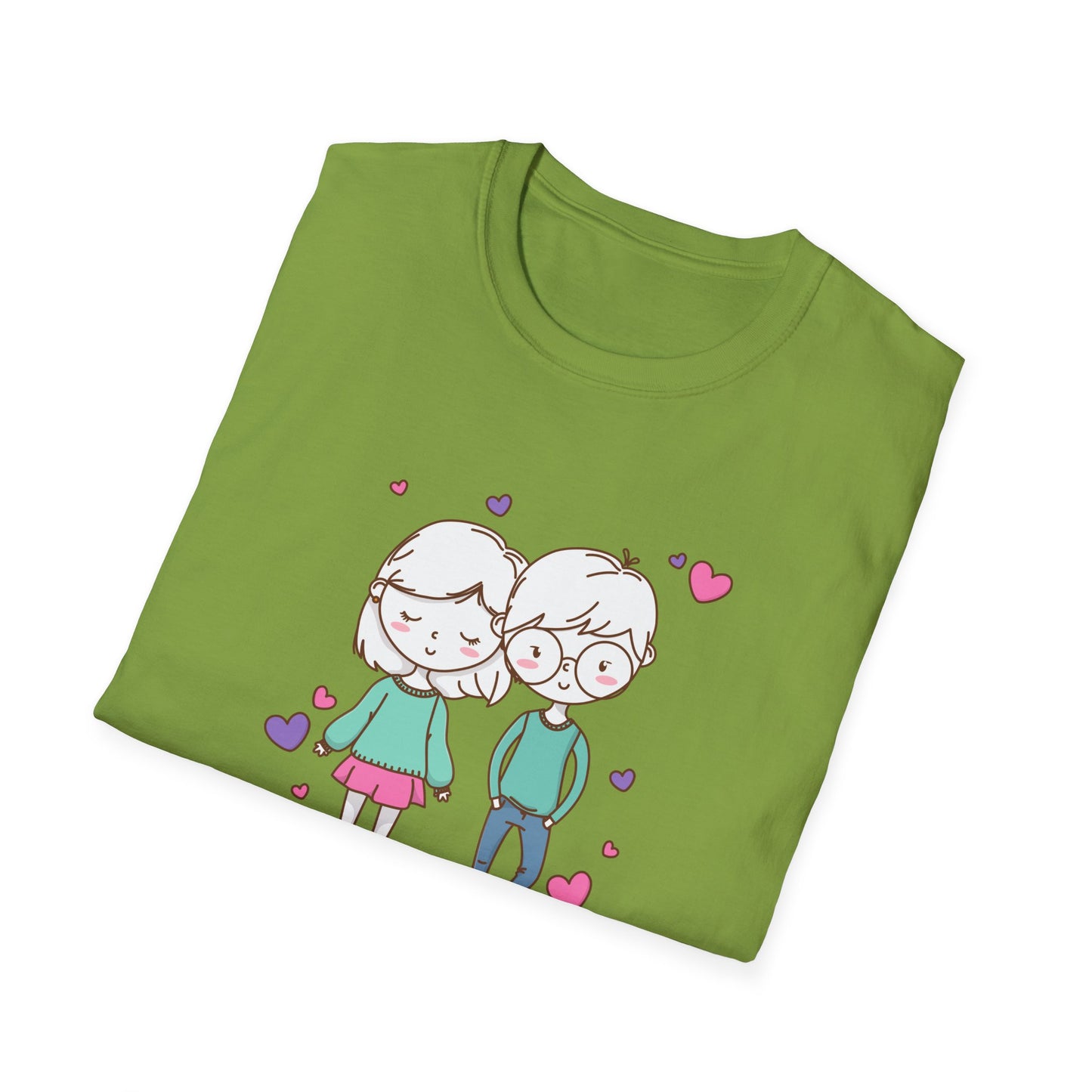 Cute Couple, Love You - Unisex Softstyle T-Shirt - 11528
