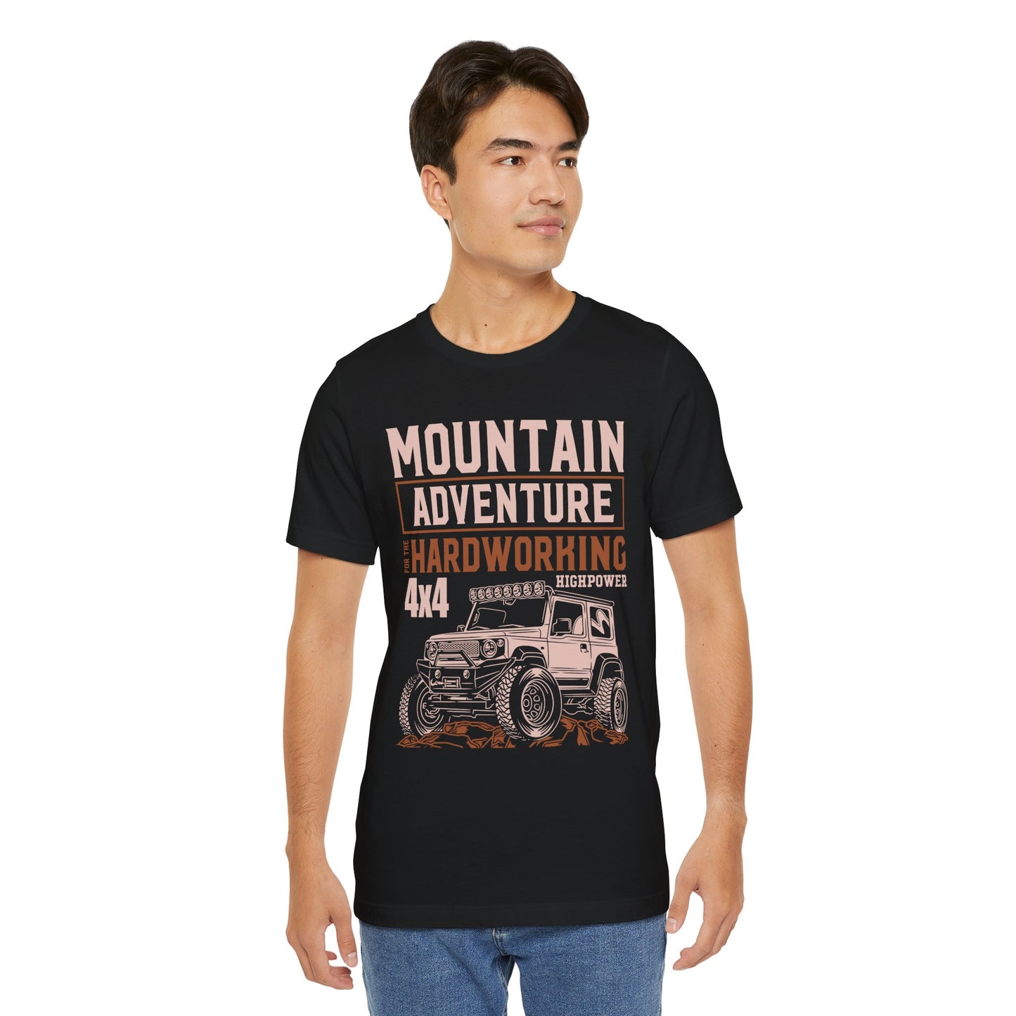 Mountain Adventure, Hardware 4x4 - Unisex Jersey Short Sleeve Tee - 12952