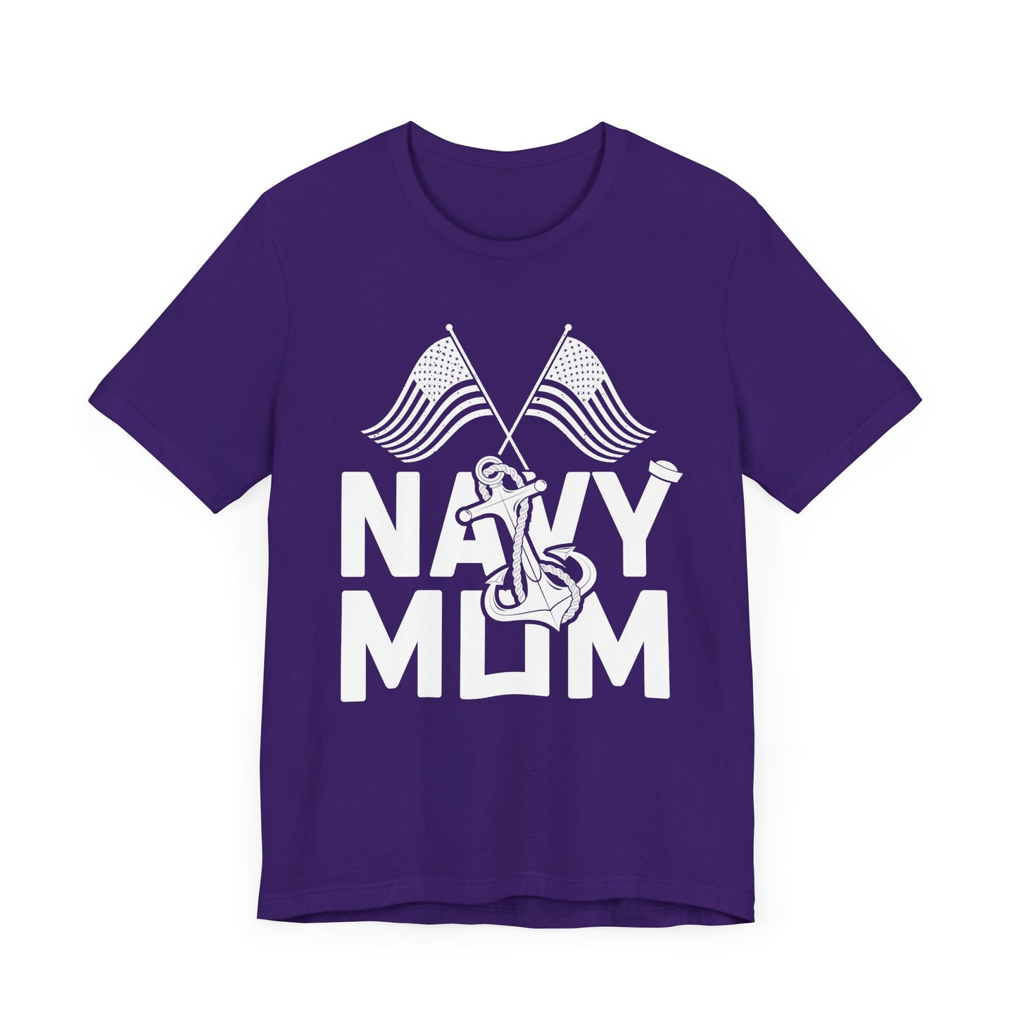 Navy Mom - Unisex Jersey Short Sleeve Tee - 13045