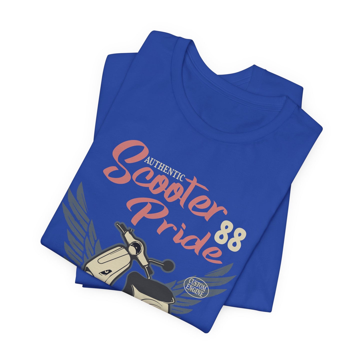 Authentic Scooter Pride - Unisex Jersey Short Sleeve Tee