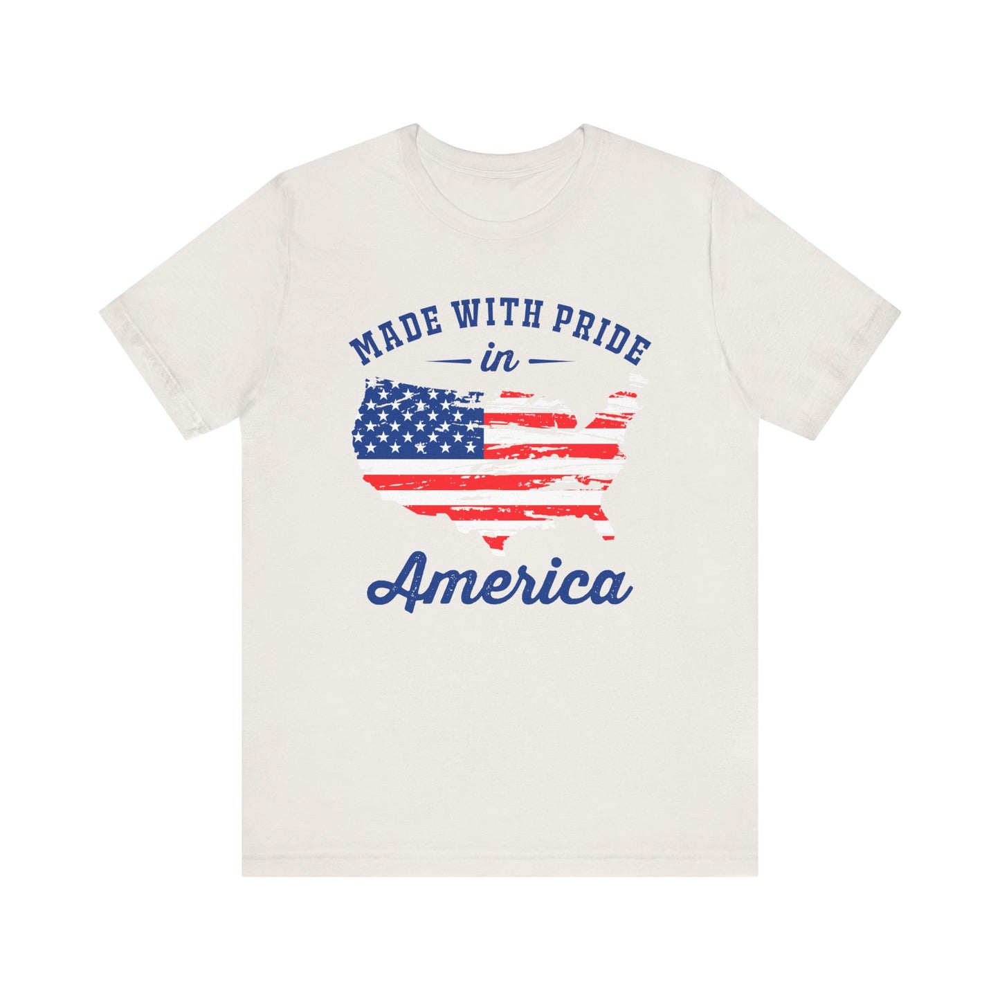 American Pride Unisex Tee, Patriotic Shirt, USA Pride Tee, Independence Day Apparel, Gift for Veterans, Summer Fashion - 13693