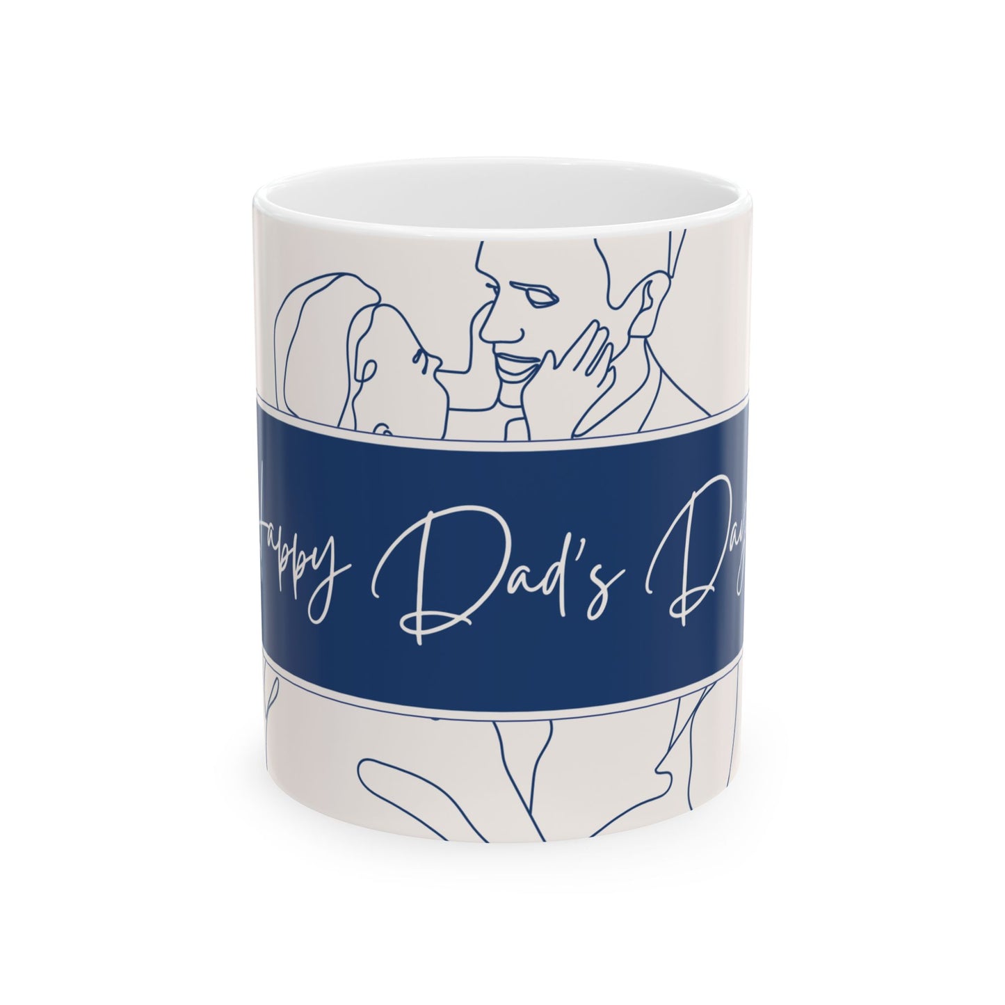 Ceramic Mug - Happy Dad's Day Gift, Coffee Mug for Dad, Father's Day, Personalized Mug - 14026