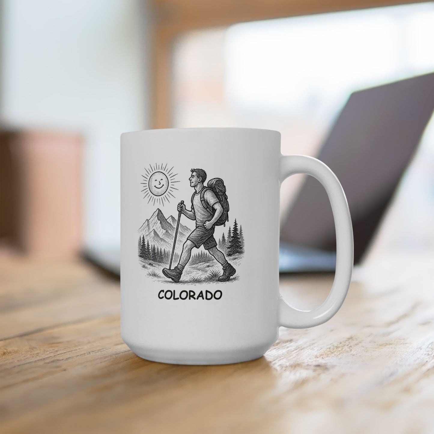 "Colorado: Where 300 days of sunshine means 300 days of outdoor fun." Ceramic Mug | 11oz & 15oz - 13503