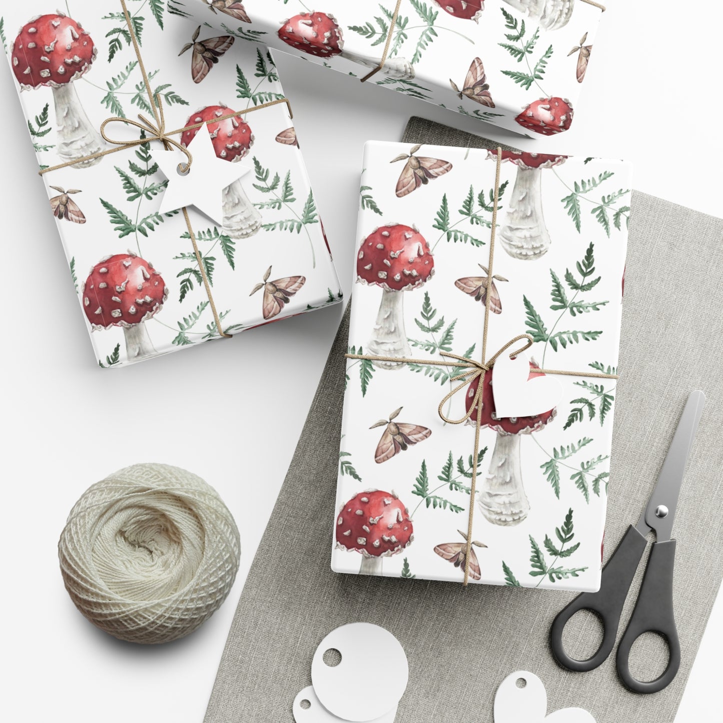 Red Mushroom - Gift Wrap Papers - 10242