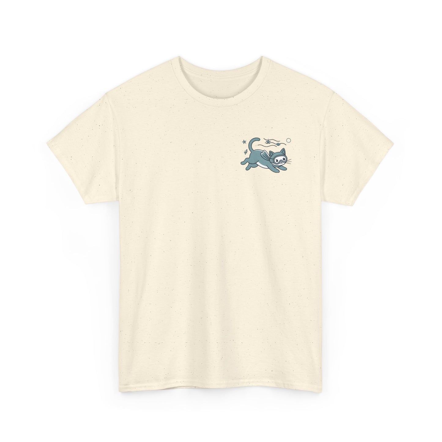 Sea Cats T-Shirt — Cute Underwater Cat Graphic Tee, Ocean Cat Lover Gift - 14869